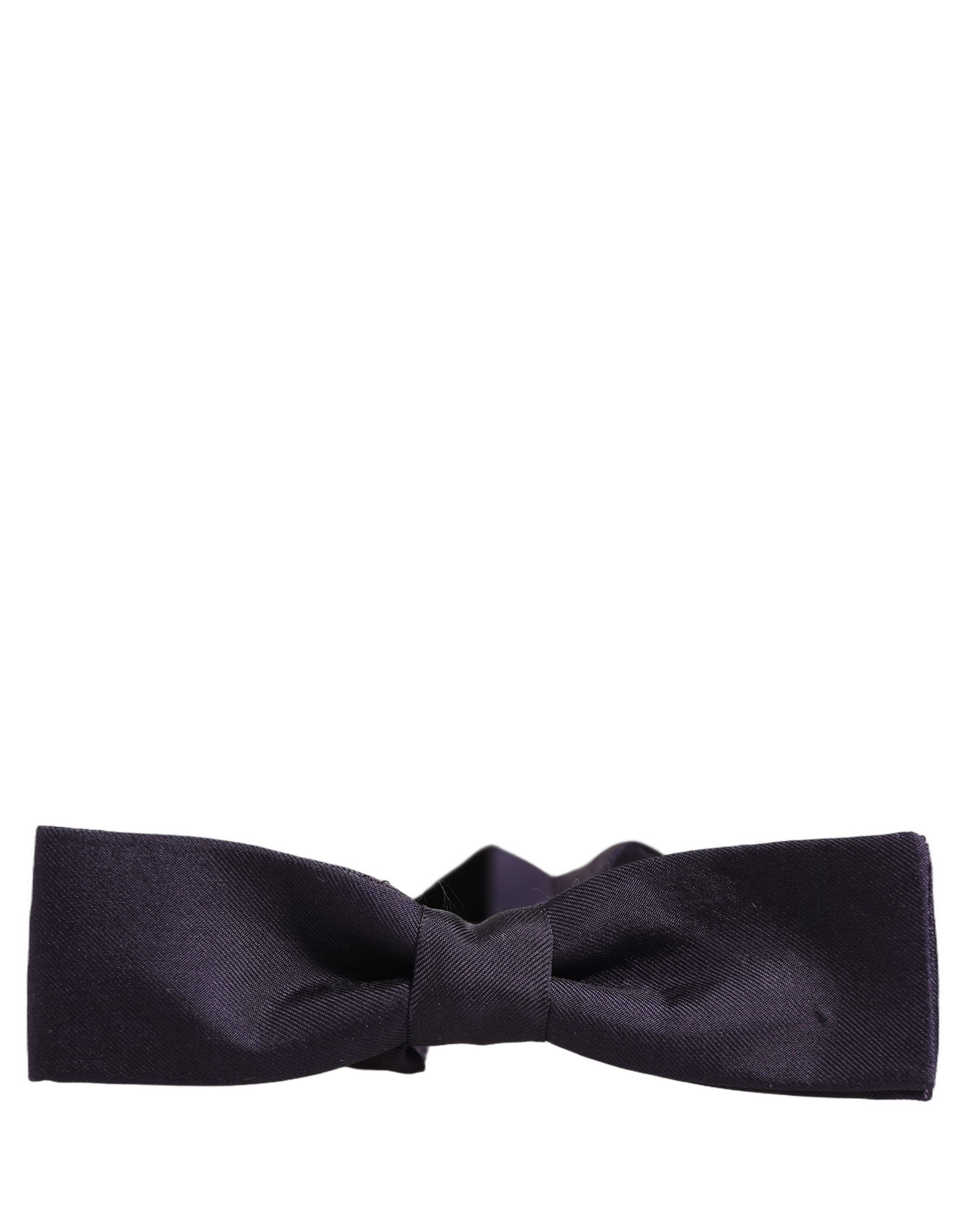 Dolce & Gabbana Silk Violet Bow Tie | Timeless Luxury Accessory