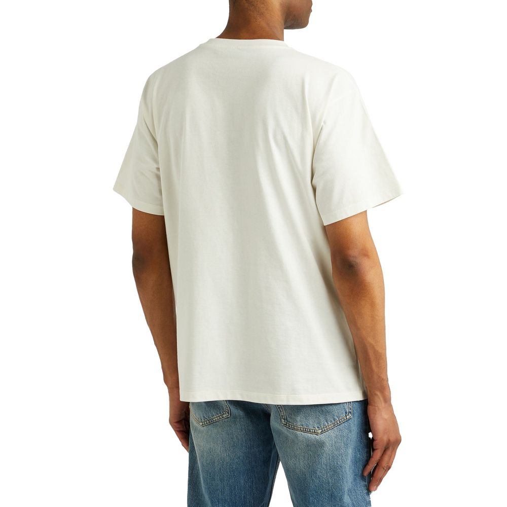 Experience the exquisite elegance of the Gucci White Cotton T-Shirt, crafted from luxurious Italian cotton, embodying timeless sophistication for those who appreciate true artistry.