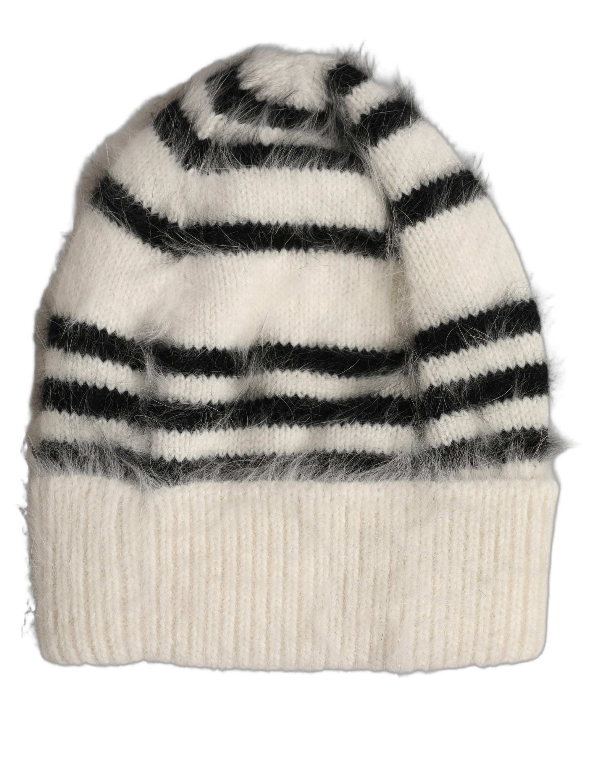 Dolce & Gabbana Angora Knitted Beanie - Timeless Luxury Accessory