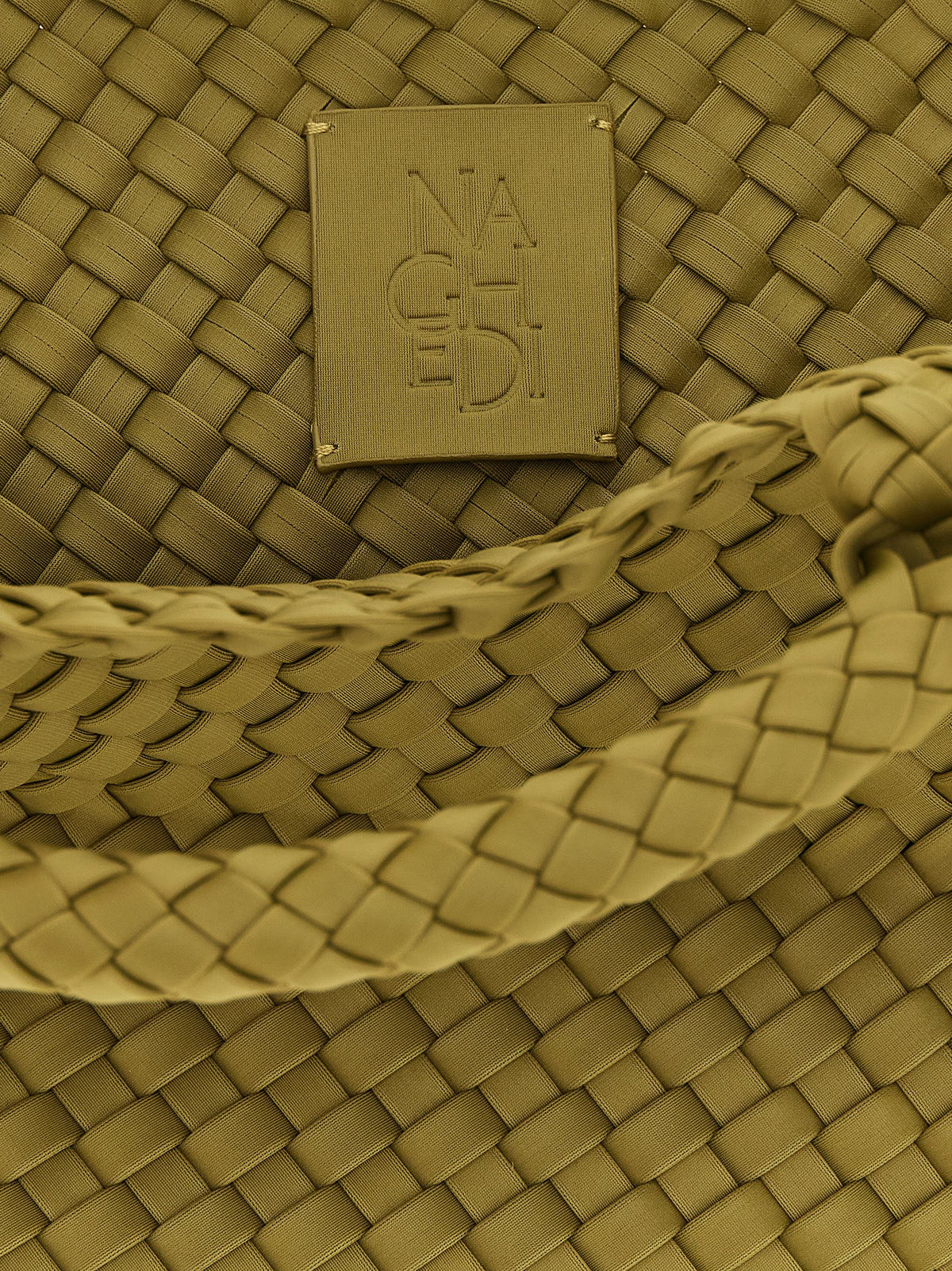 NAGHEDI Bicolor Nylon Handbag