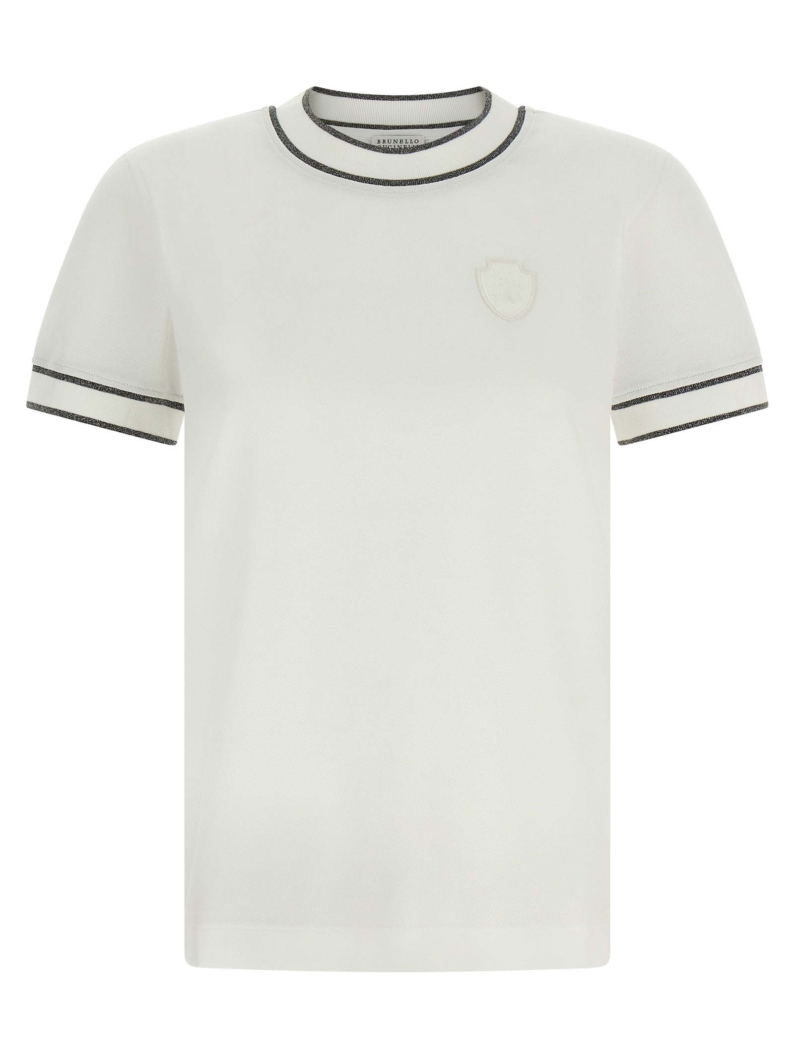 Brunello Cucinelli White Cotton T-Shirt - Timeless Luxury Essential