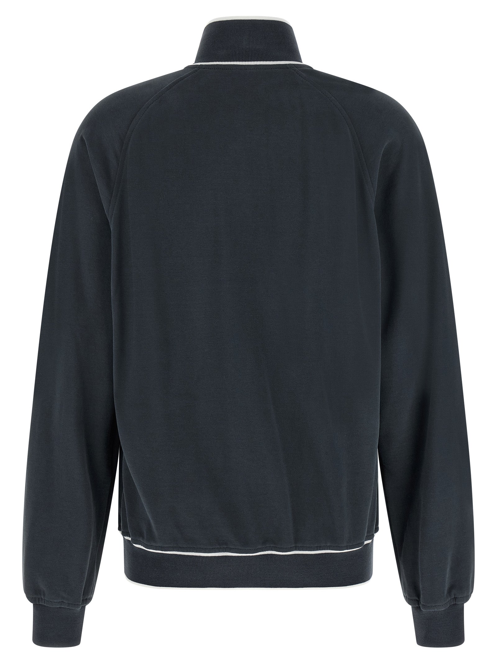 Brunello Cucinelli Blue Cotton Sweatshirt - Timeless Luxury Wear
