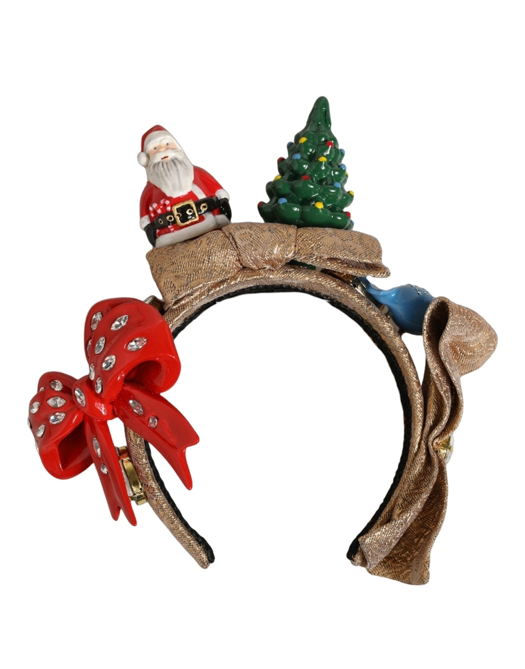 Dolce & Gabbana Glittery Christmas Headband - Luxurious Holiday Elegance