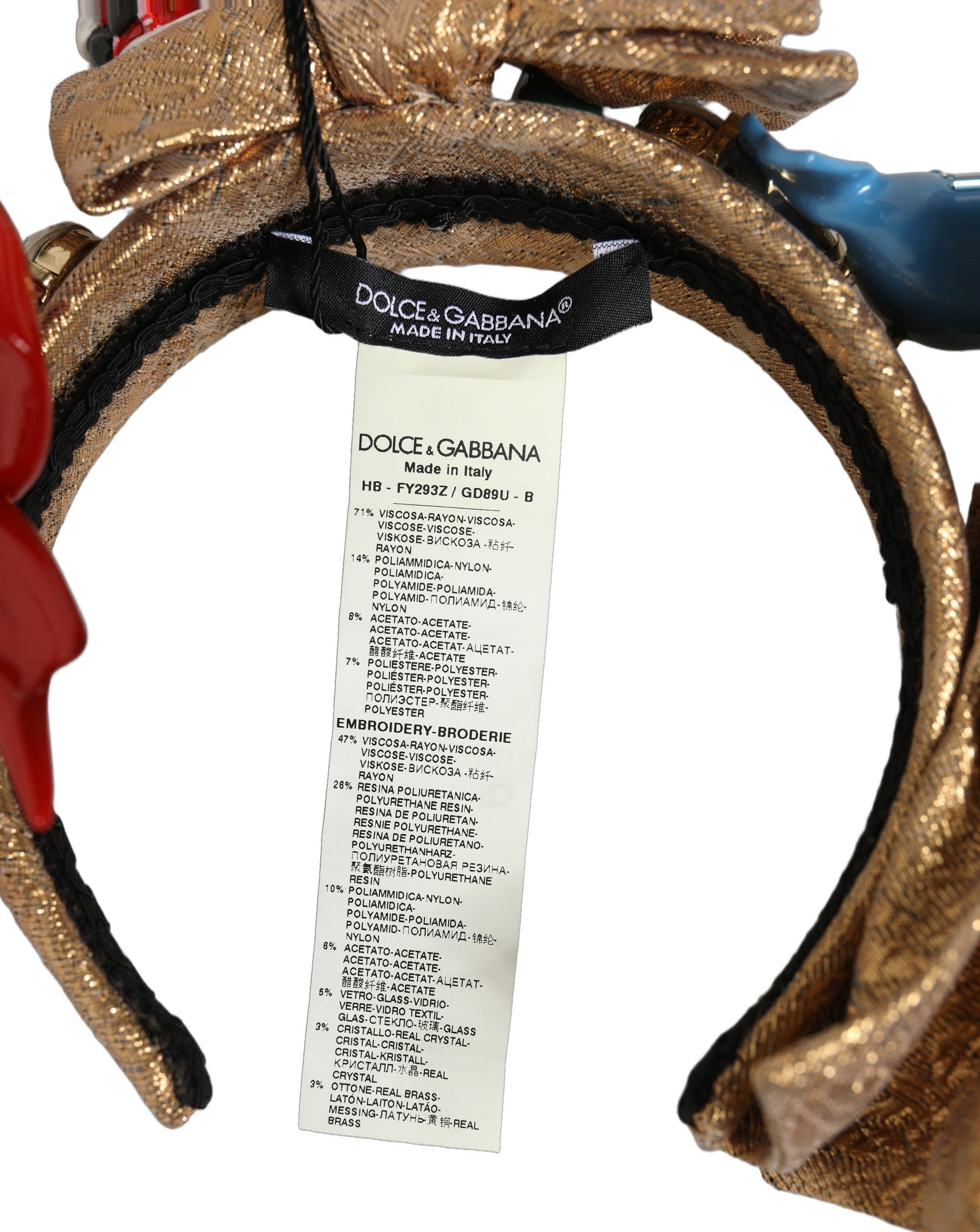 Dolce & Gabbana Glittery Christmas Headband - Luxurious Festive Elegance