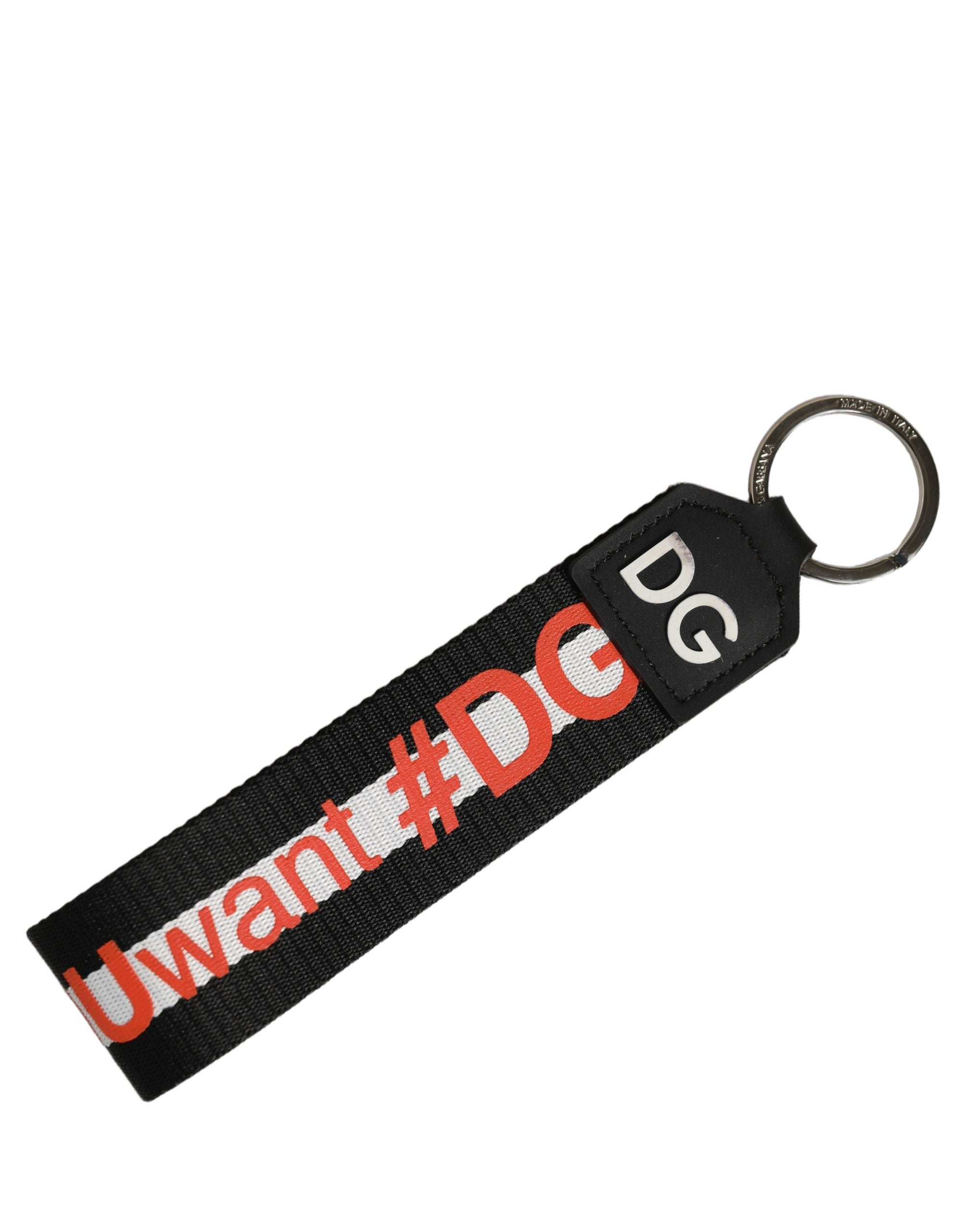 Dolce & Gabbana Multicolor Logo Keychain - Exquisite Italian Craftsmanship