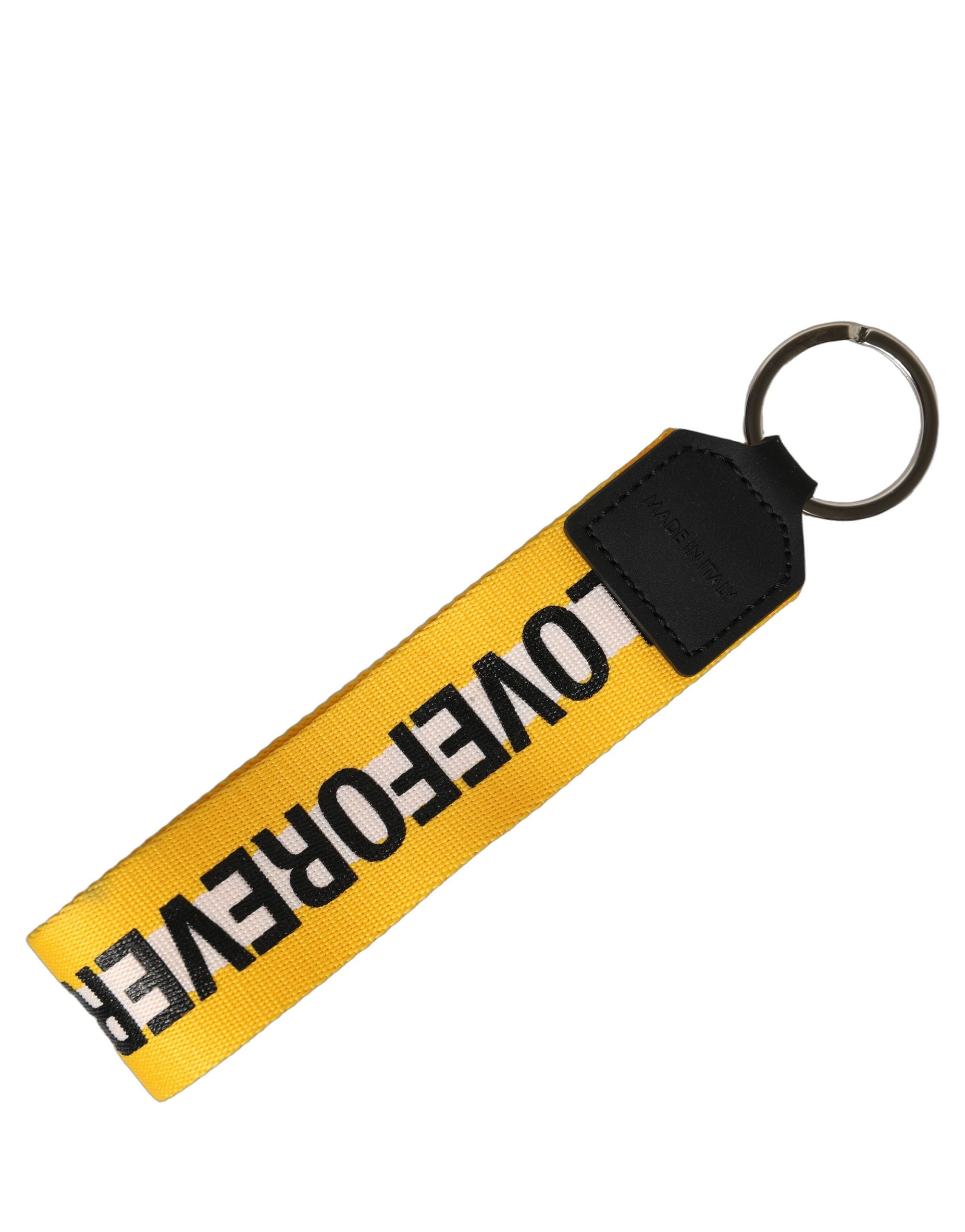 Dolce & Gabbana Multicolor Logo Keychain - Exquisite Italian Craftsmanship