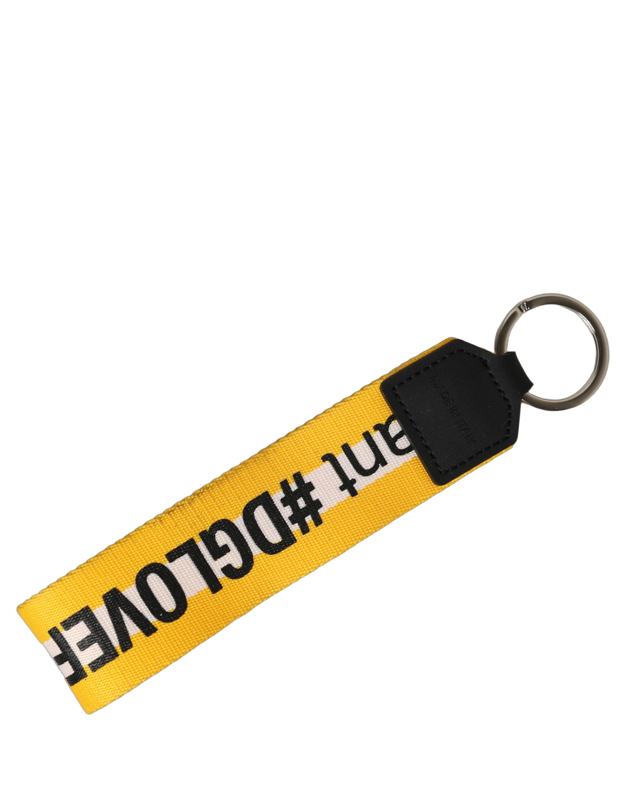 Dolce & Gabbana Multicolor Logo Keychain - Exquisite Italian Craftsmanship