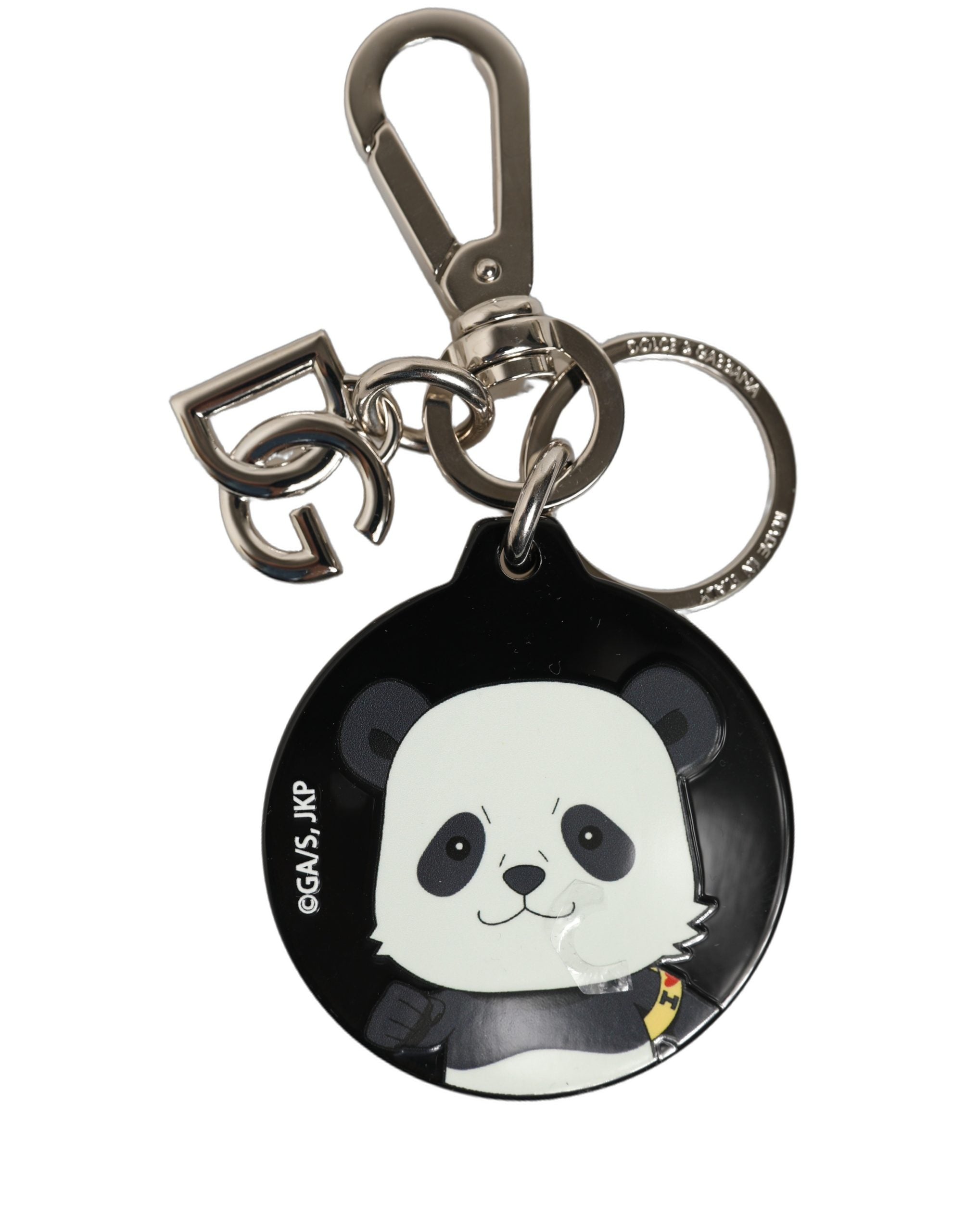 Dolce & Gabbana Black Kaisen Panda Chibi Keychain - Luxury Accessory