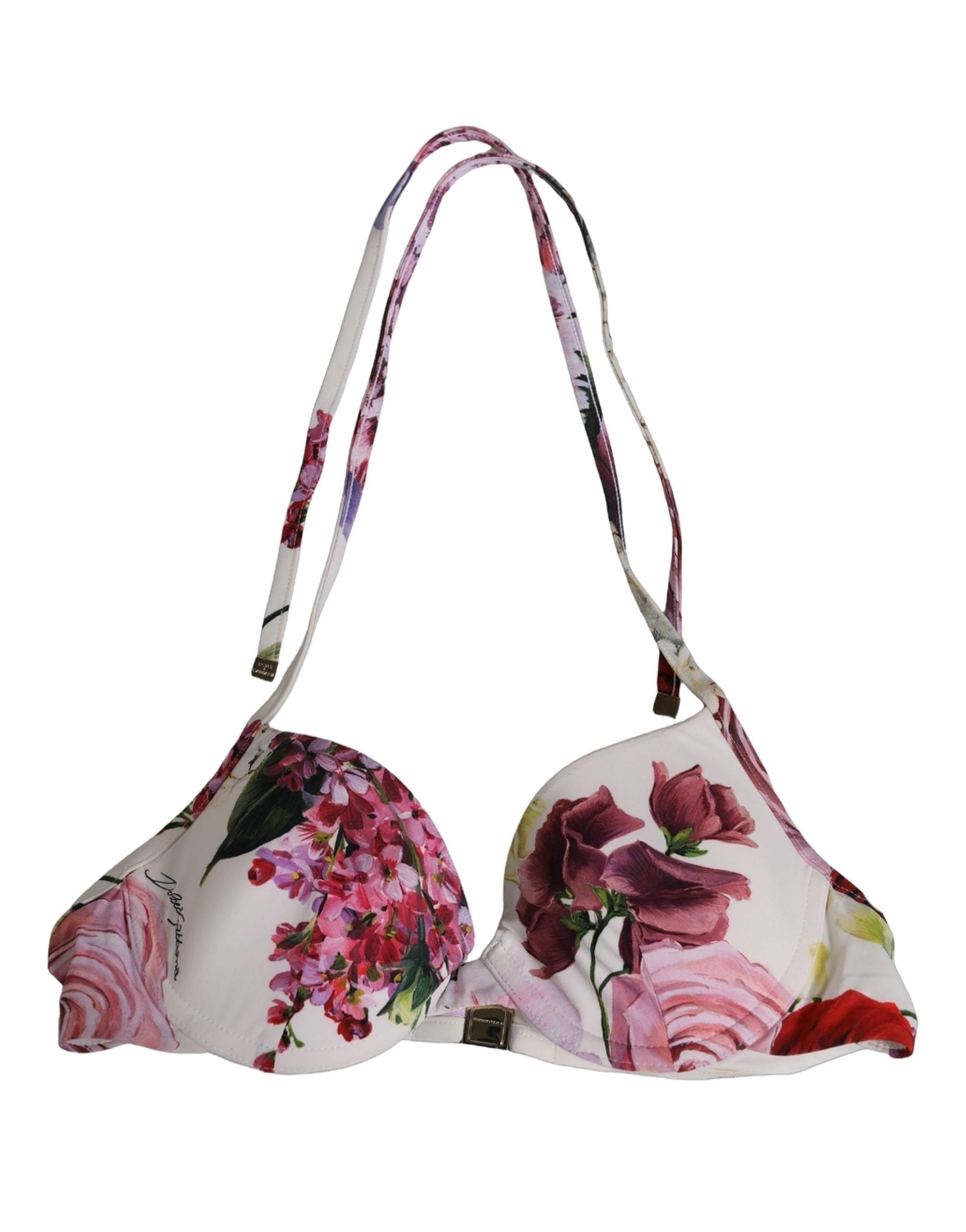 Dolce & Gabbana Floral Print Bikini Top - Exquisite Italian Luxury