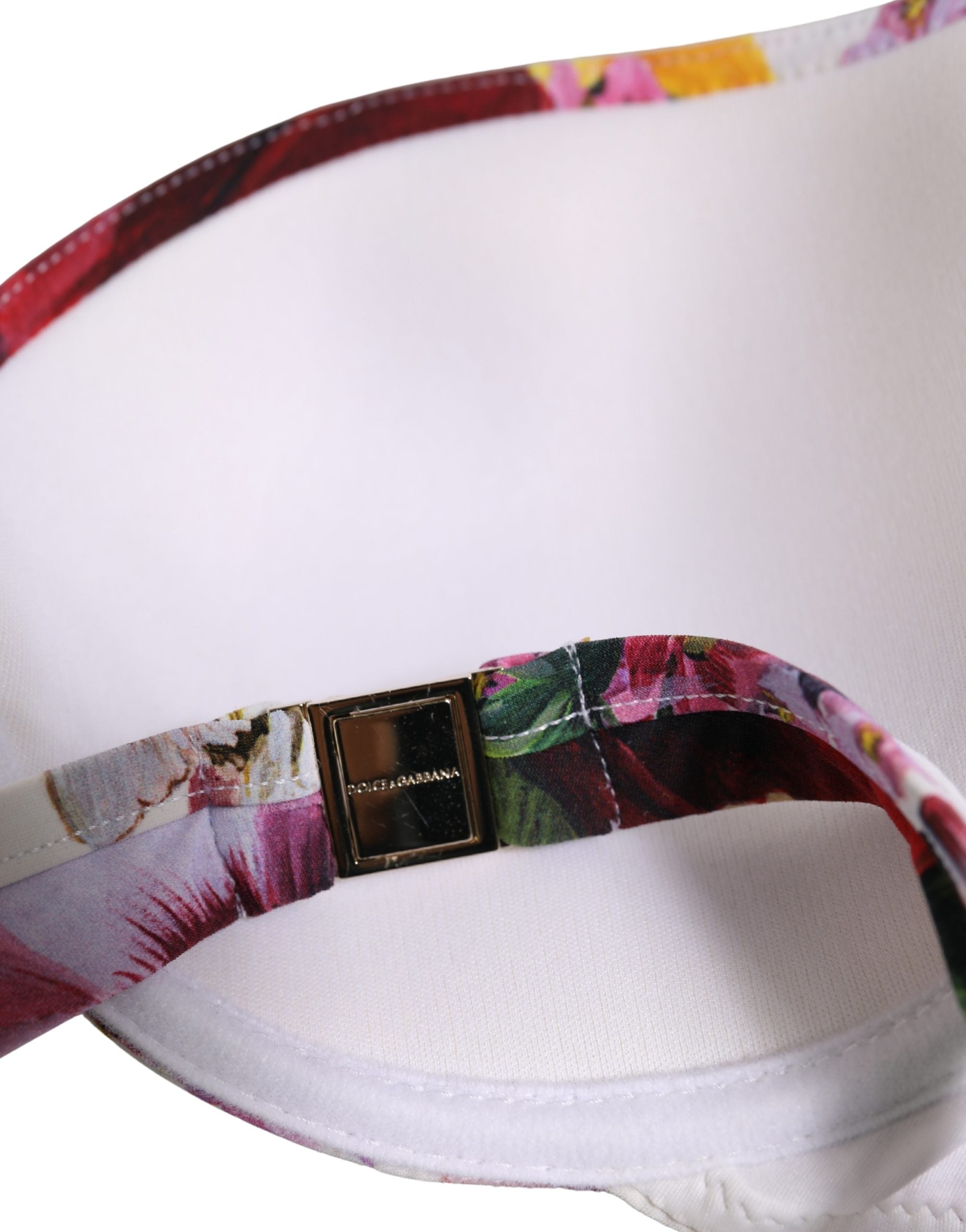 Dolce & Gabbana Floral Print Bikini Top - Luxurious Italian Swimwear