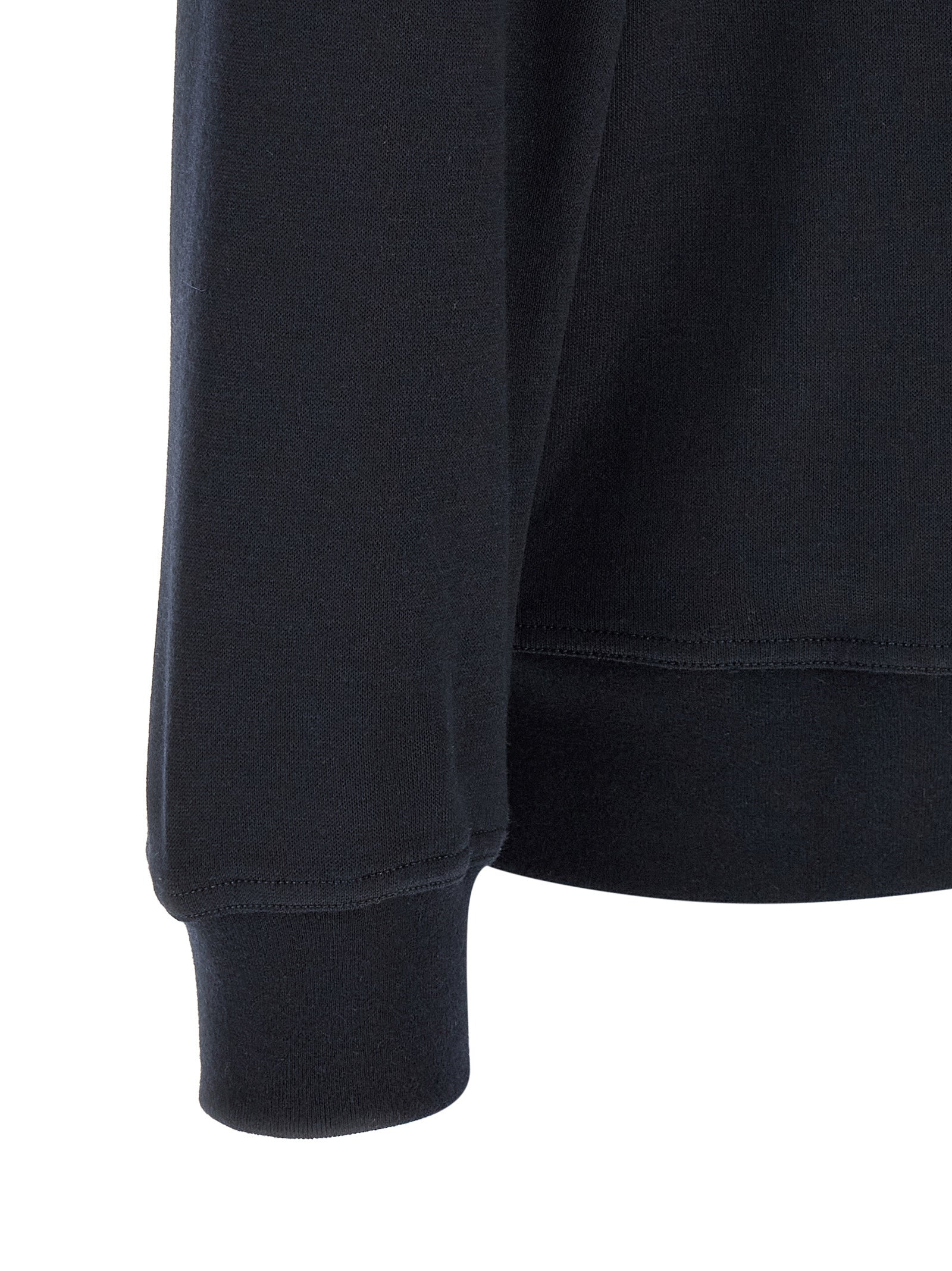 Indulge in the exquisite allure of the Brunello Cucinelli Blue Cashmere Sweatshirt, a harmonious blend of cashmere and silk, embodying refined elegance and unparalleled comfort.