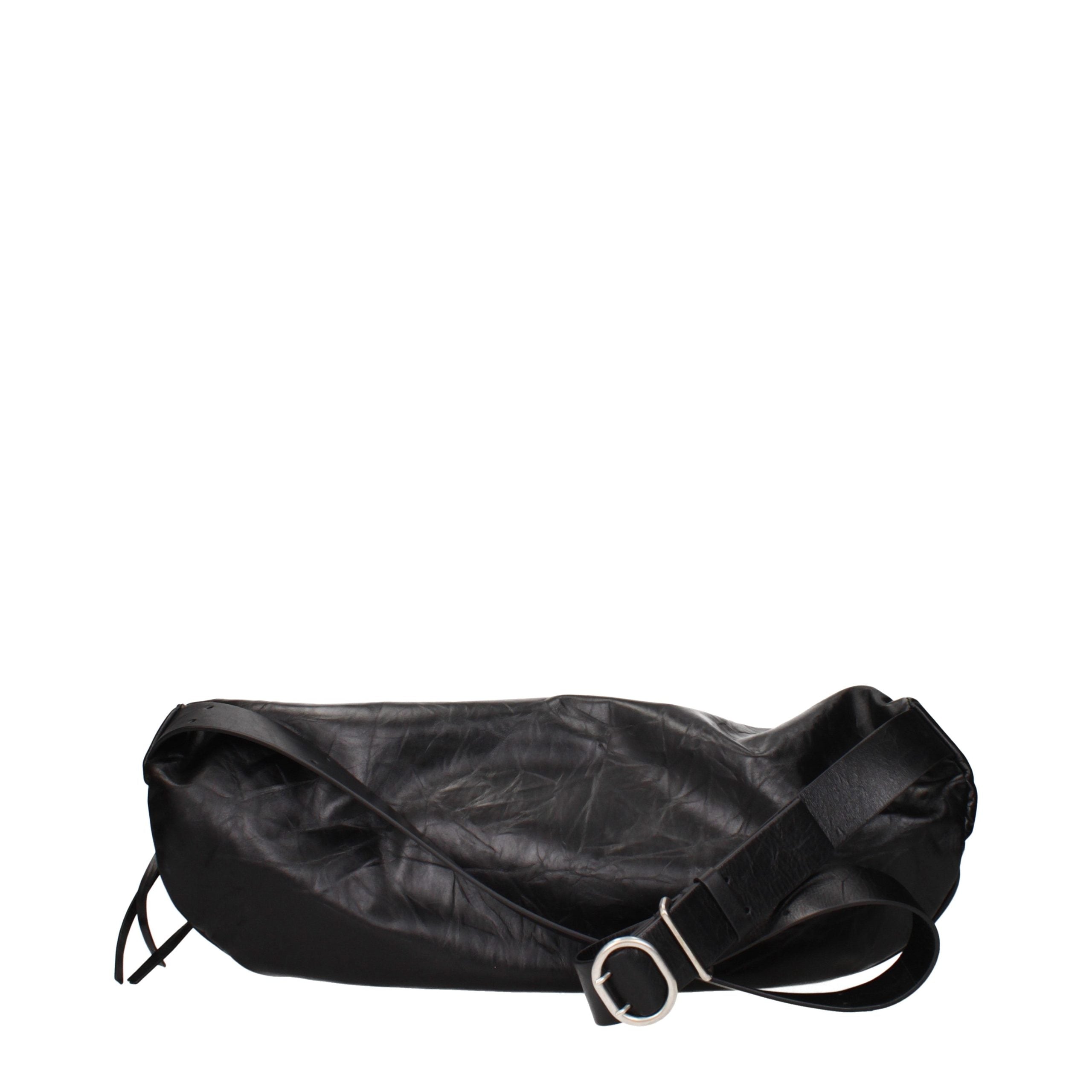 Discover the Jil Sander Black Leather Backpack, a fusion of timeless elegance and modern sophistication, crafted for those who command attention and exude style.