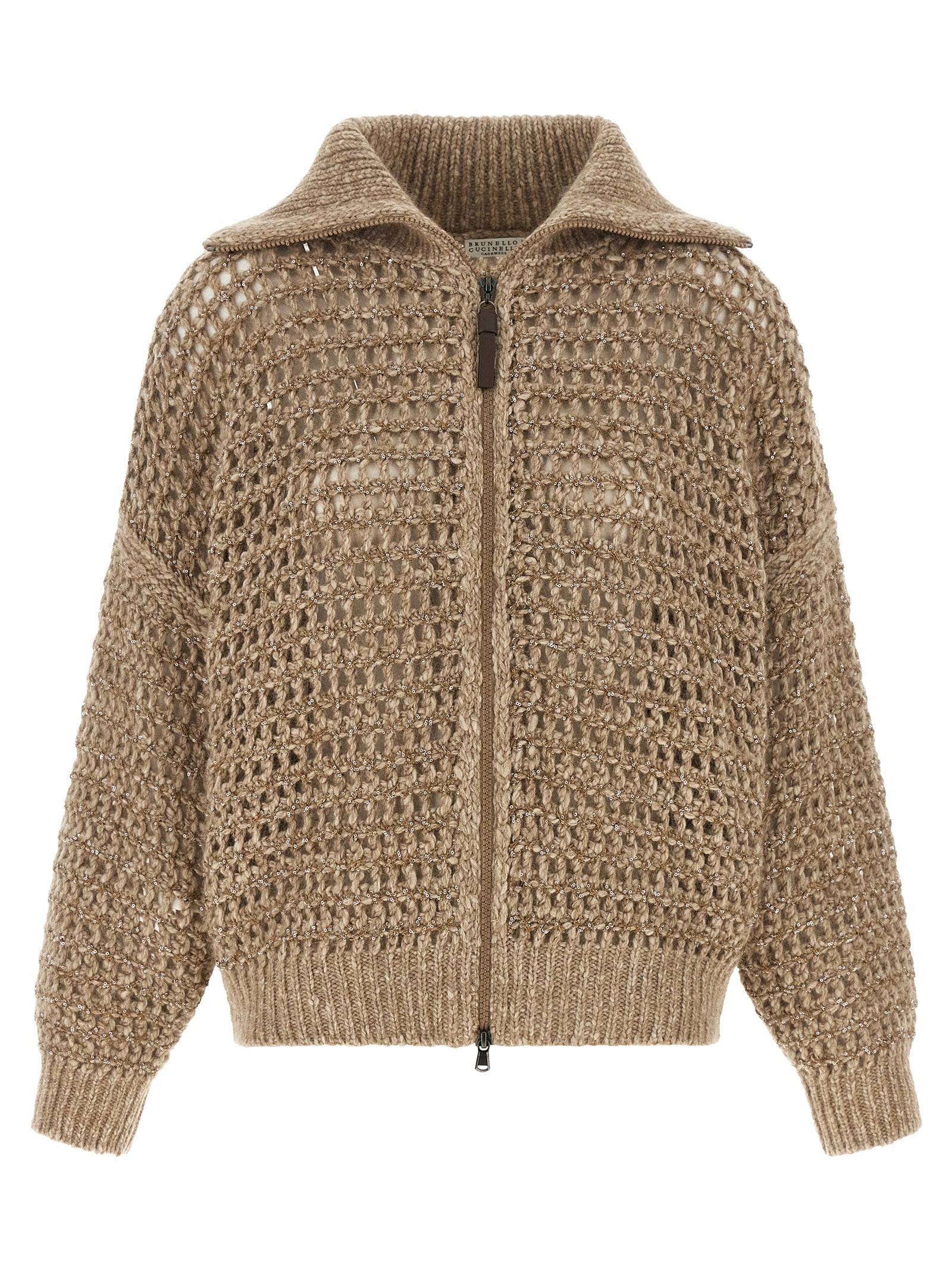 Brunello Cucinelli Beige Cardigan - Exquisite Luxury Knitwear