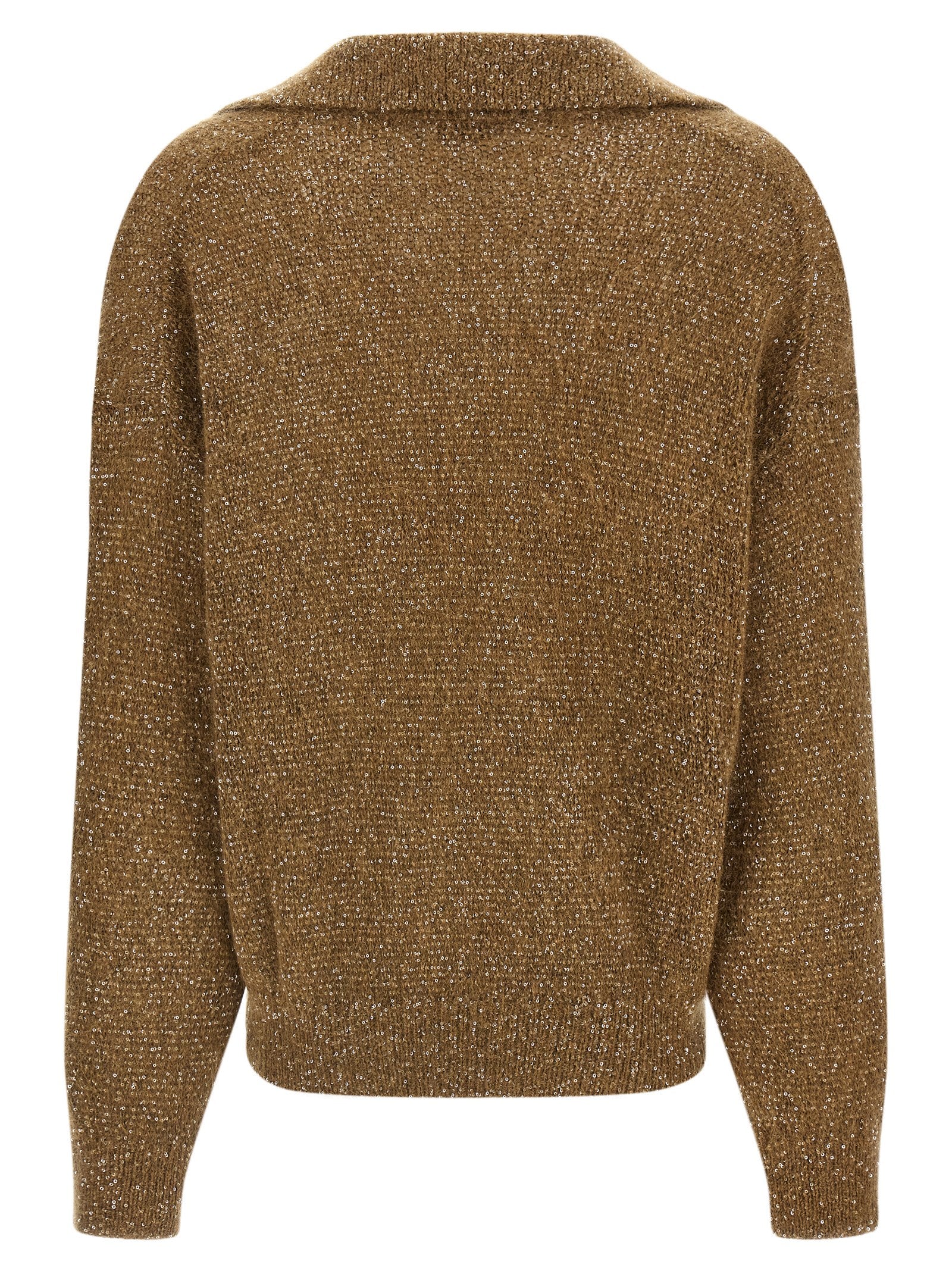 Brunello Cucinelli Brown Polyamide Polo Shirt - Exquisite Luxury