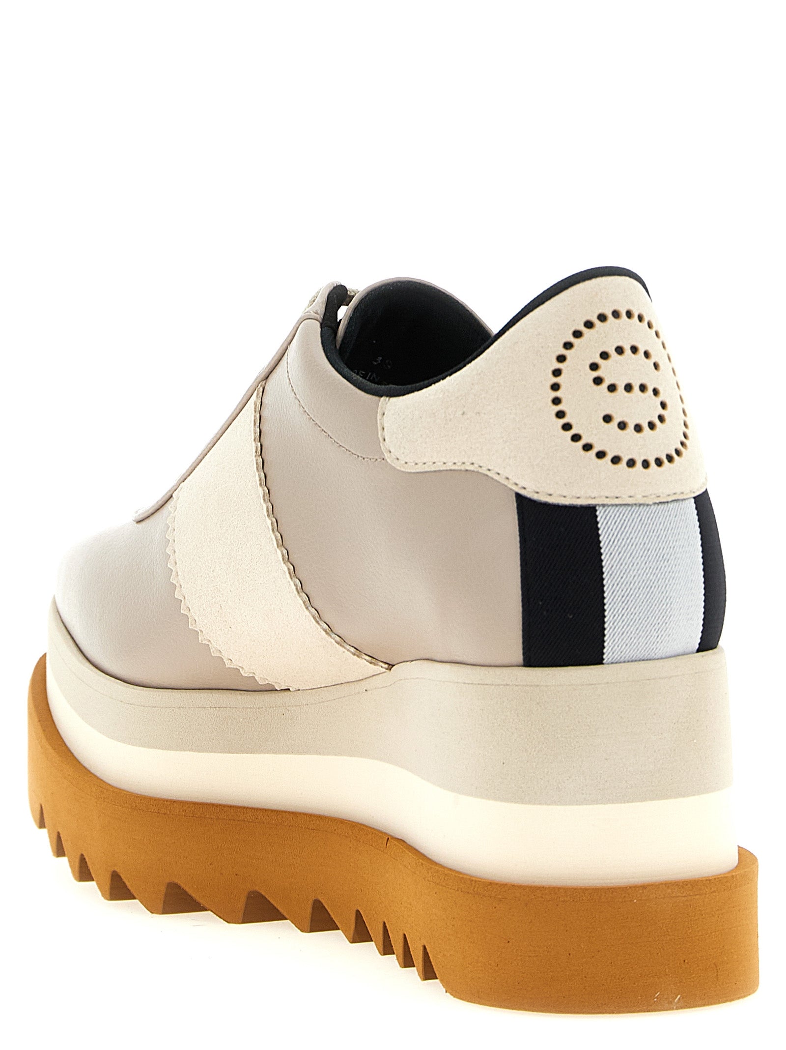 Stella McCartney Sneak-Elyse Platform Sneakers - Luxe Beige Elegance