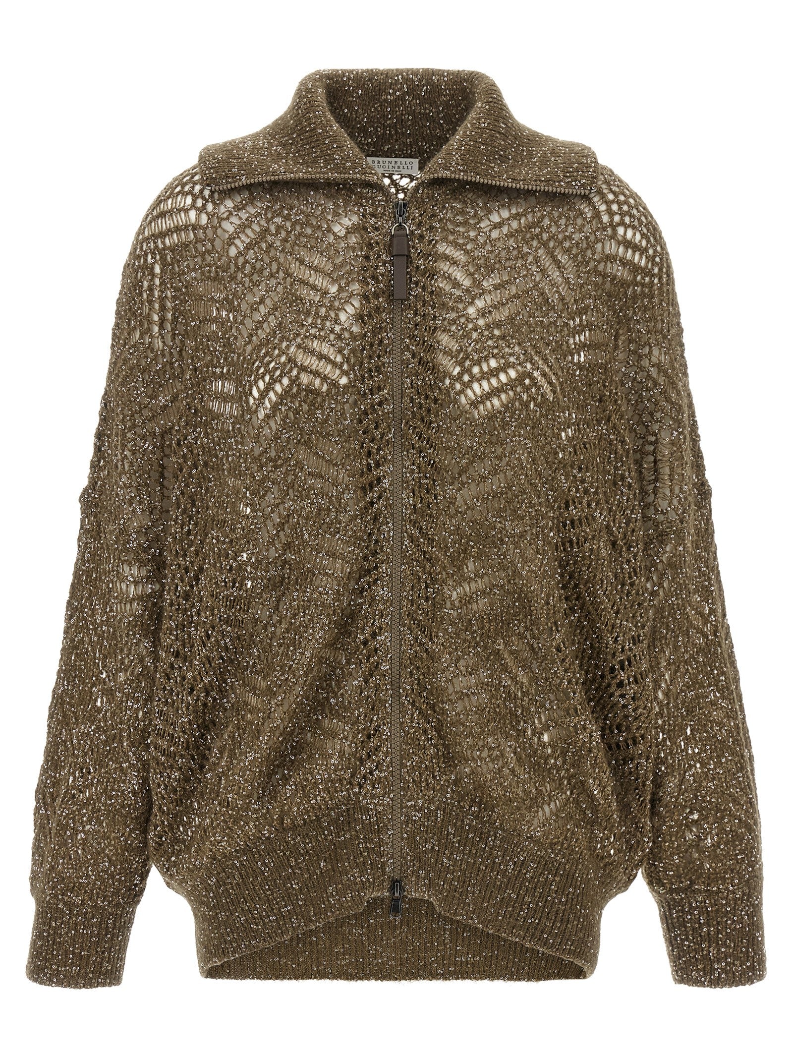 Brunello Cucinelli Brown Cardigan - Modern Elegance in Knitwear