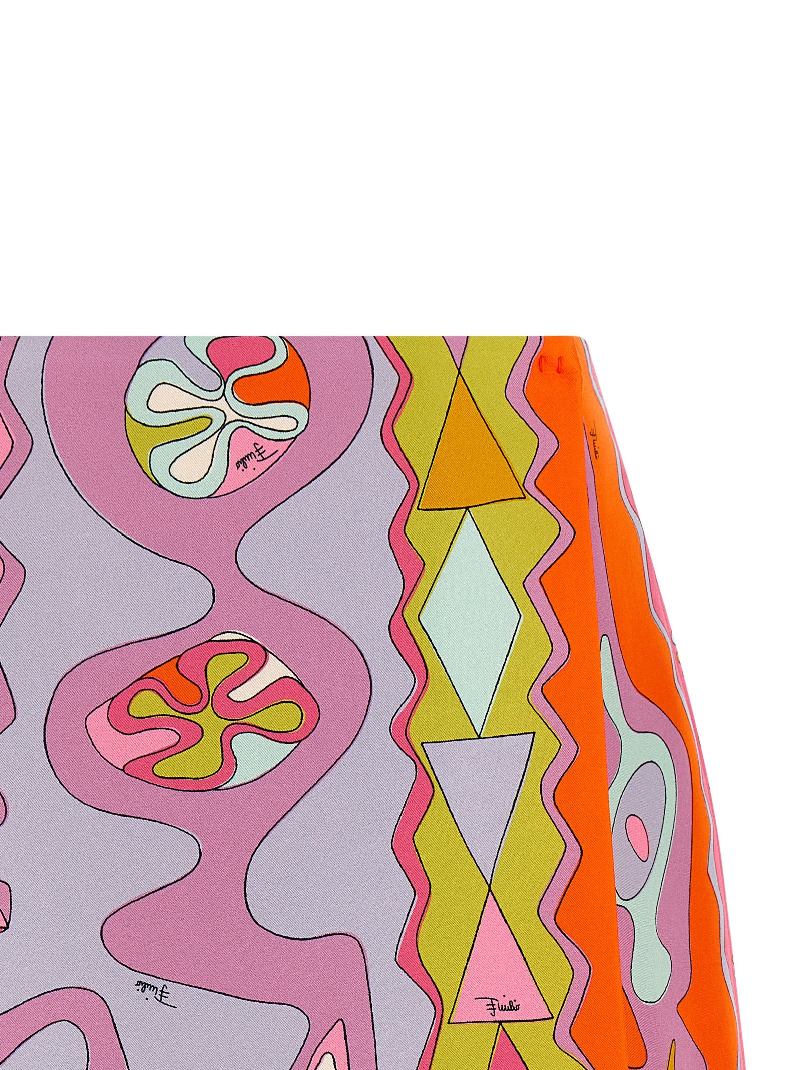 Emilio Pucci Multicolor Silk Long Skirt - Timeless Luxury Fashion