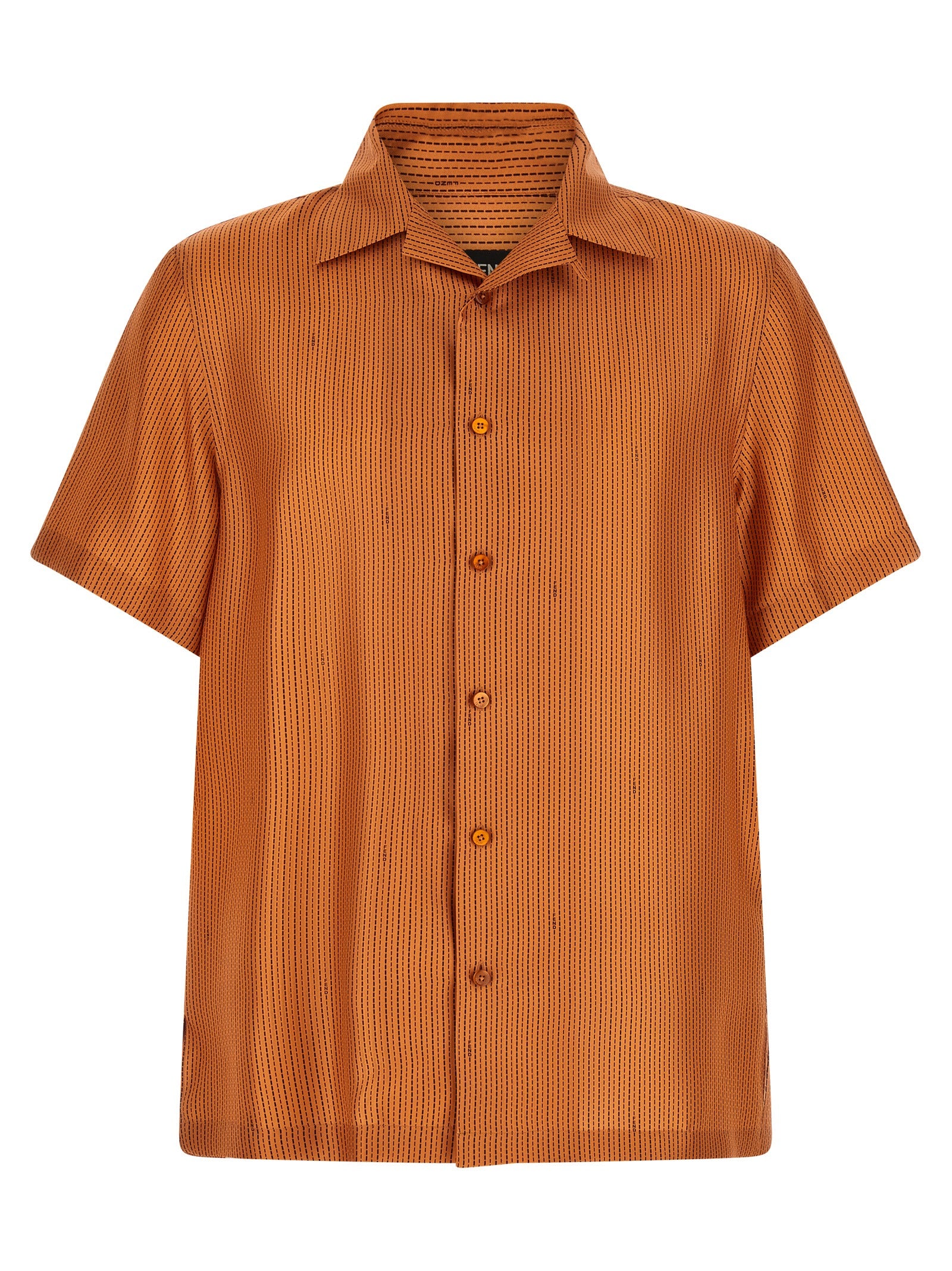 Fendi Orange Silk Blouse - Exquisite Italian Craftsmanship