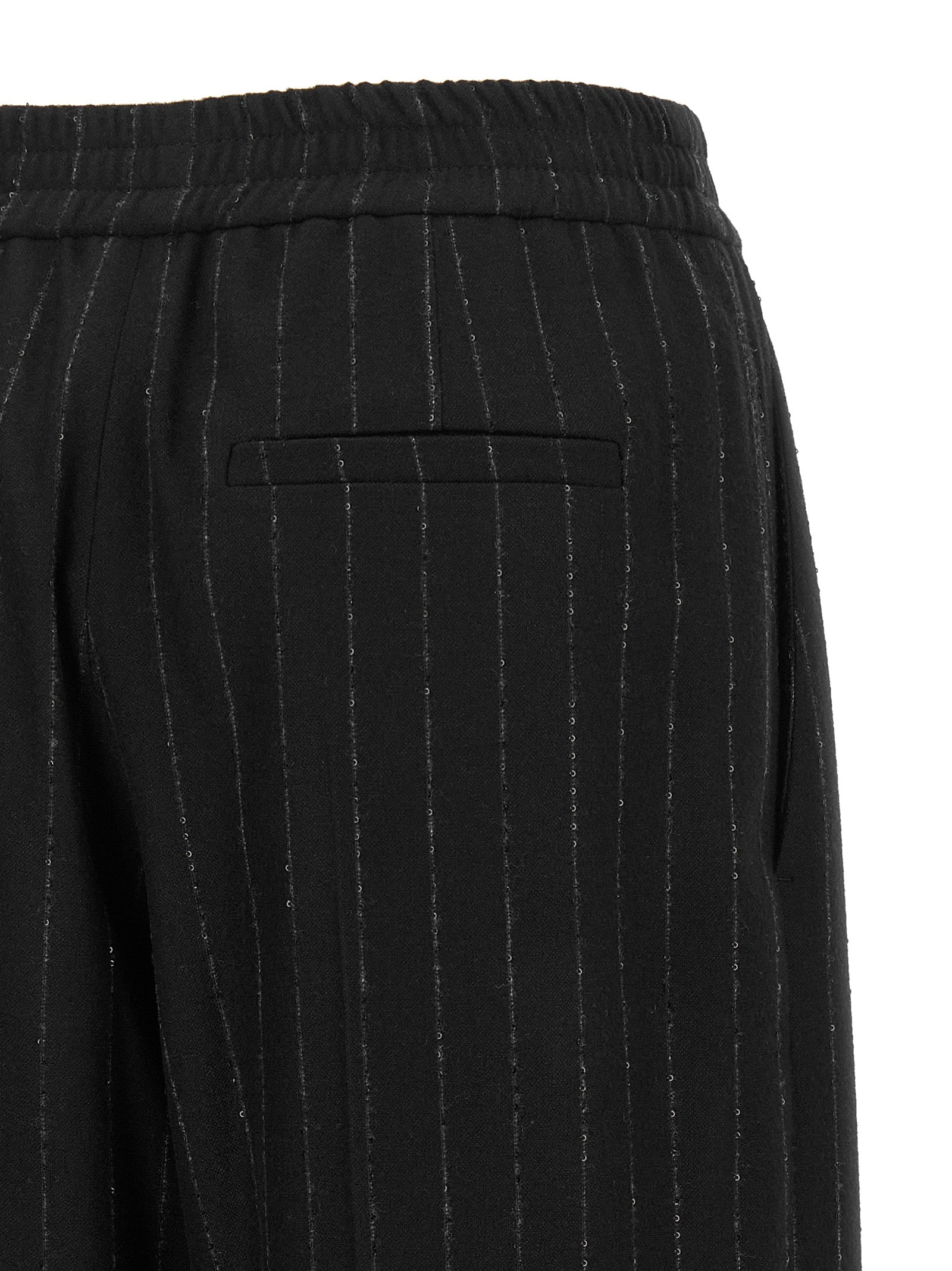 Brunello Cucinelli Blue Virgin Wool Casual Pants - Effortless Luxury