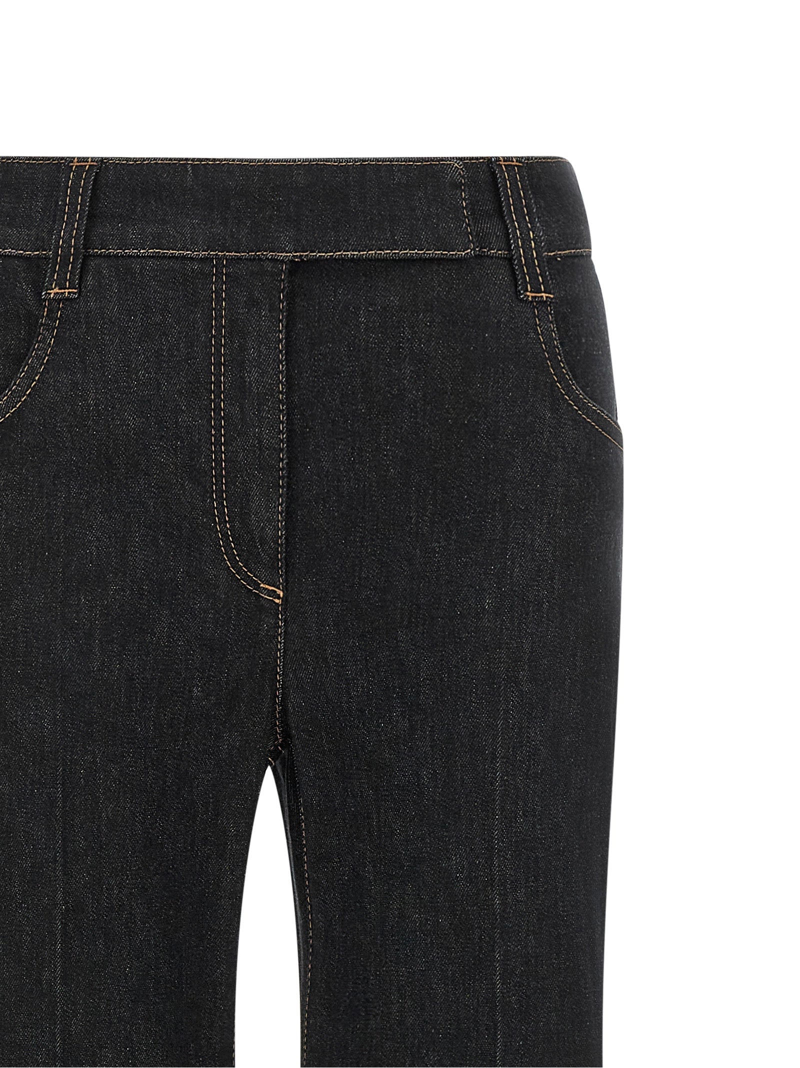 Brunello Cucinelli Blue Cotton Flared Jeans - Timeless Elegance