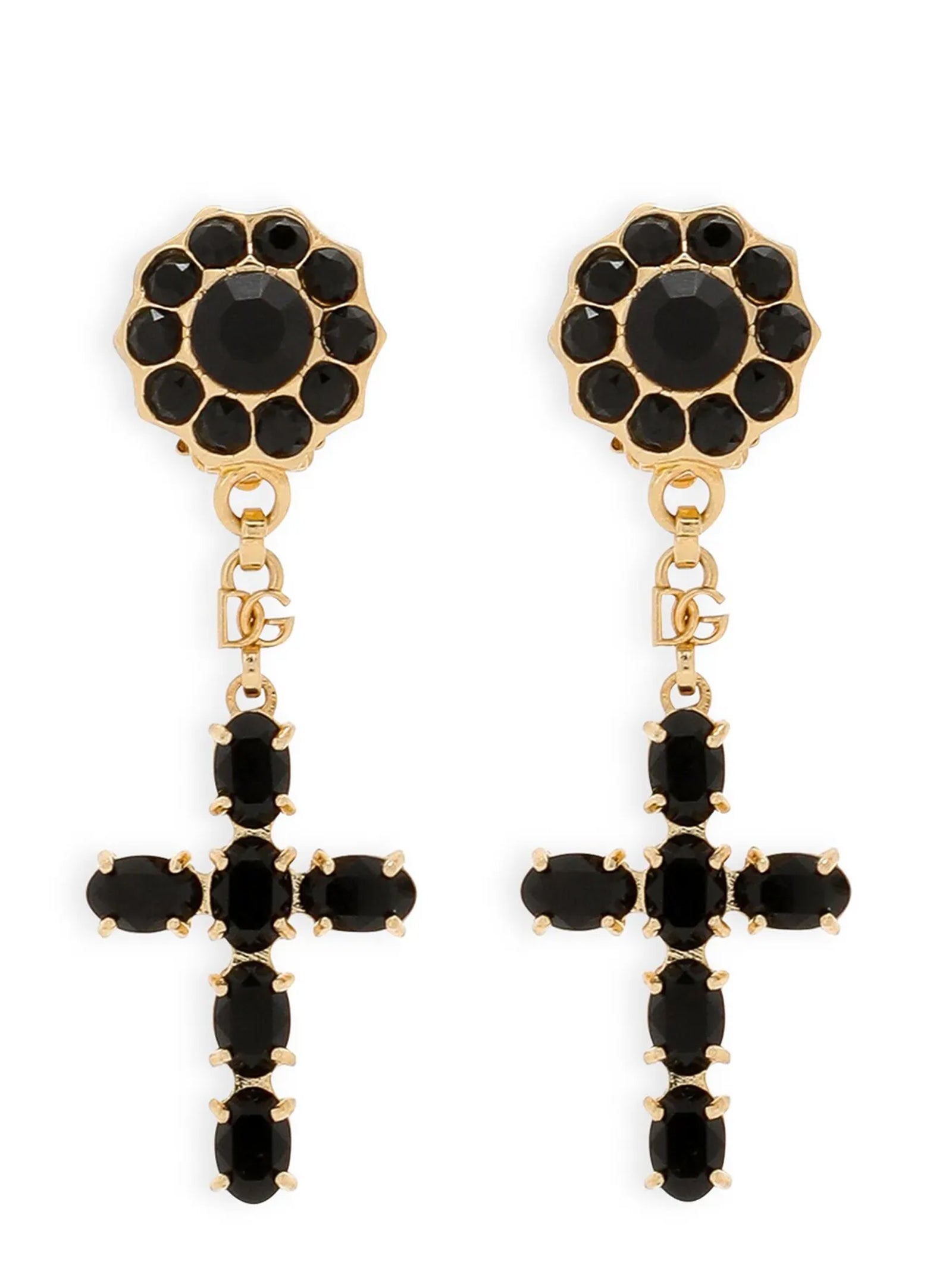 Dolce & Gabbana Gold Brass Earrings - Elevate Your Elegance