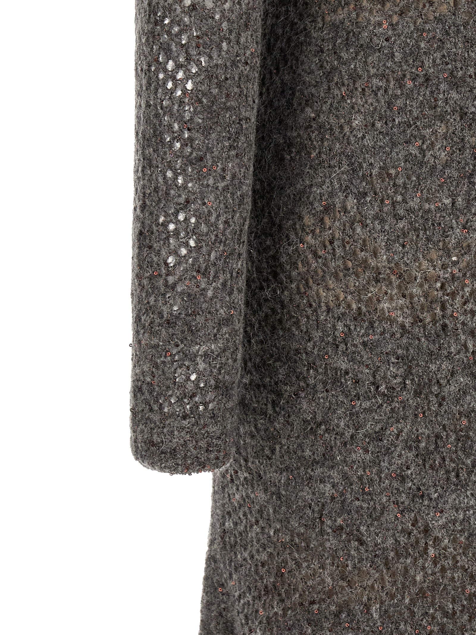 Brunello Cucinelli Gray Lace Dress - Timeless Elegance Redefined