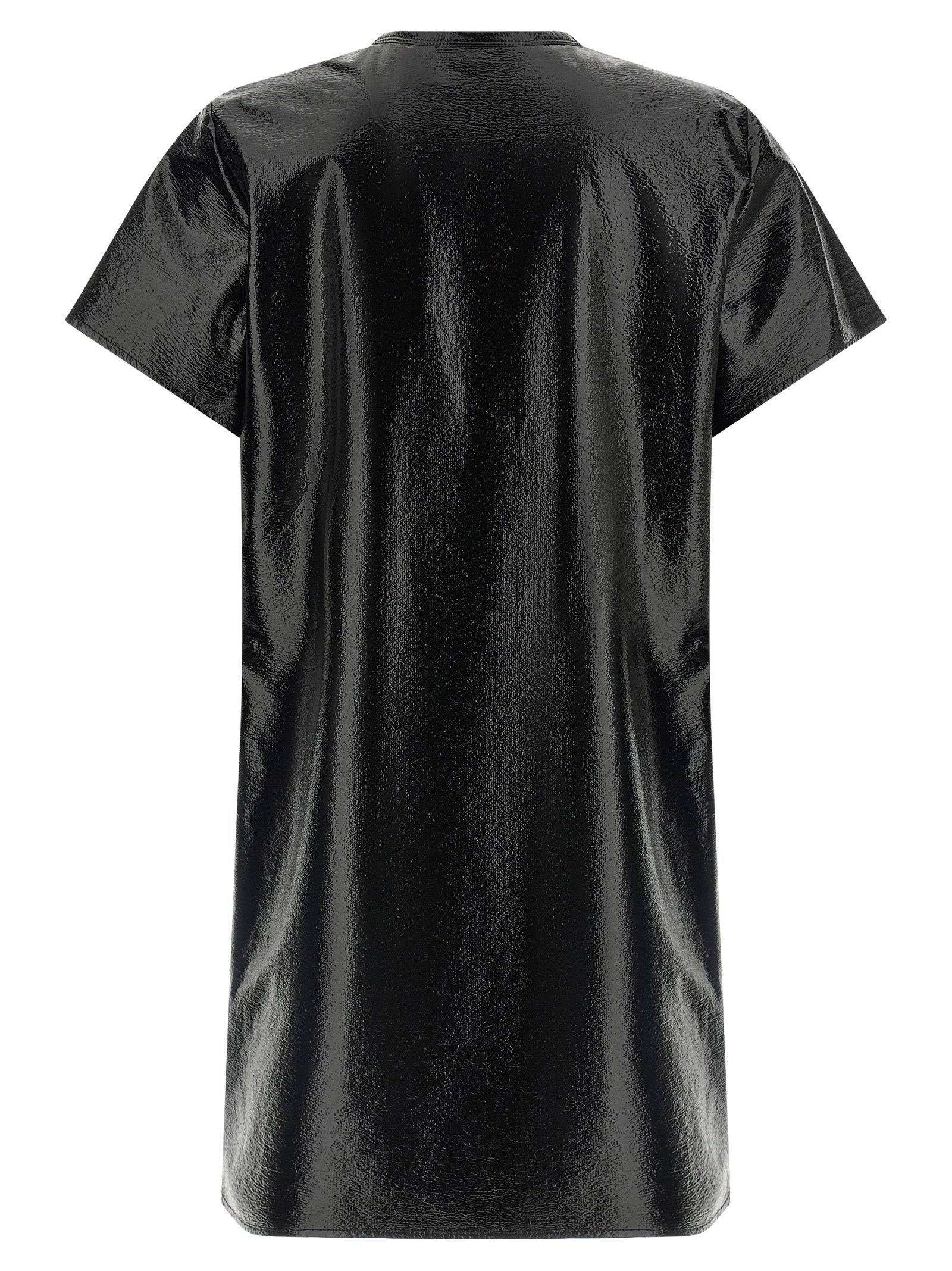 Courrèges Black Viscose Short Dress - Timeless Luxury Redefined