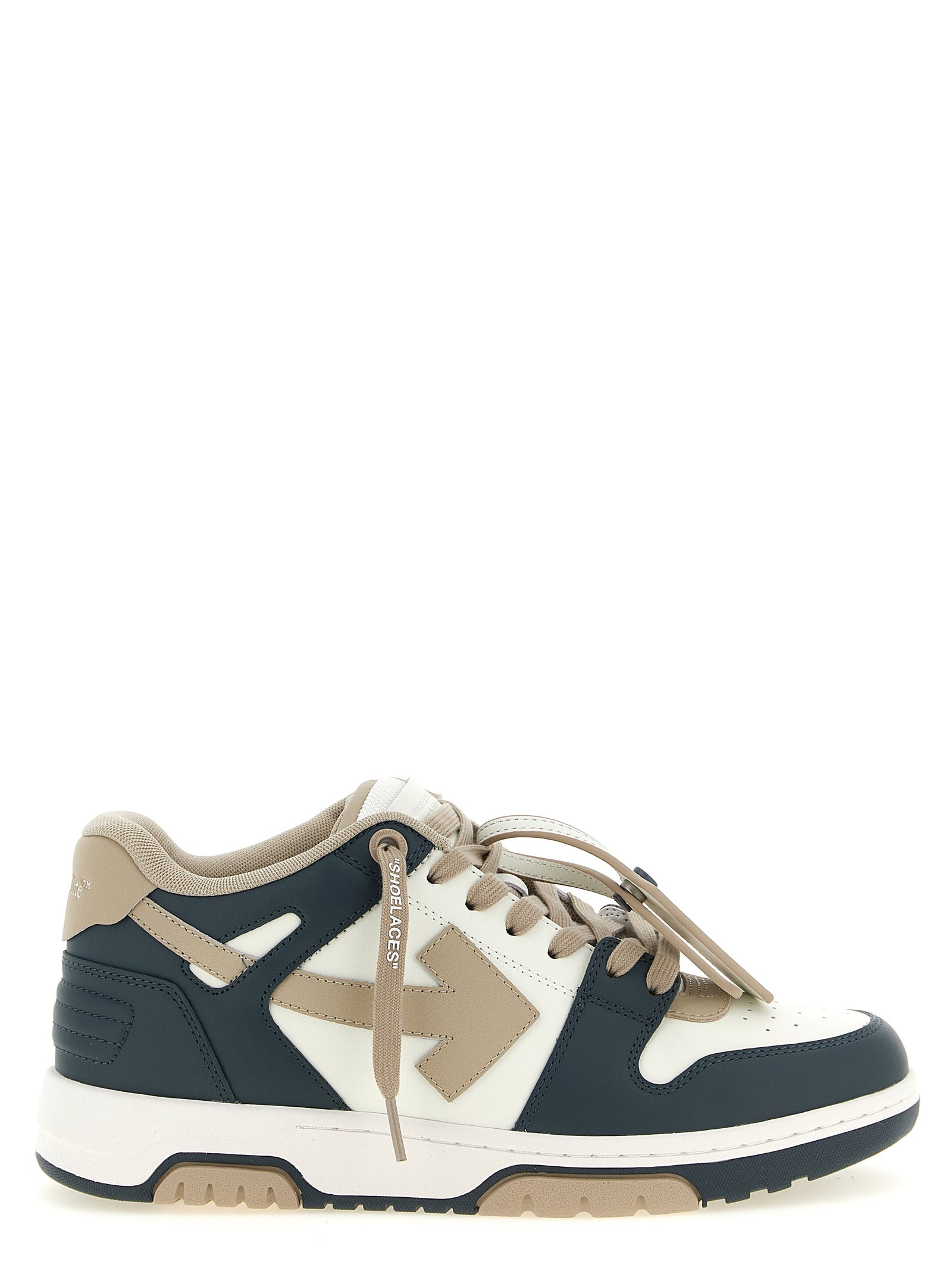 Off-White Multicolor Cowhide Low Top Sneakers - Elevate Your Style