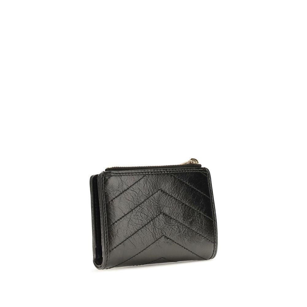 Saint Laurent Bifold Wallet in Black Calf Leather - Timeless Elegance