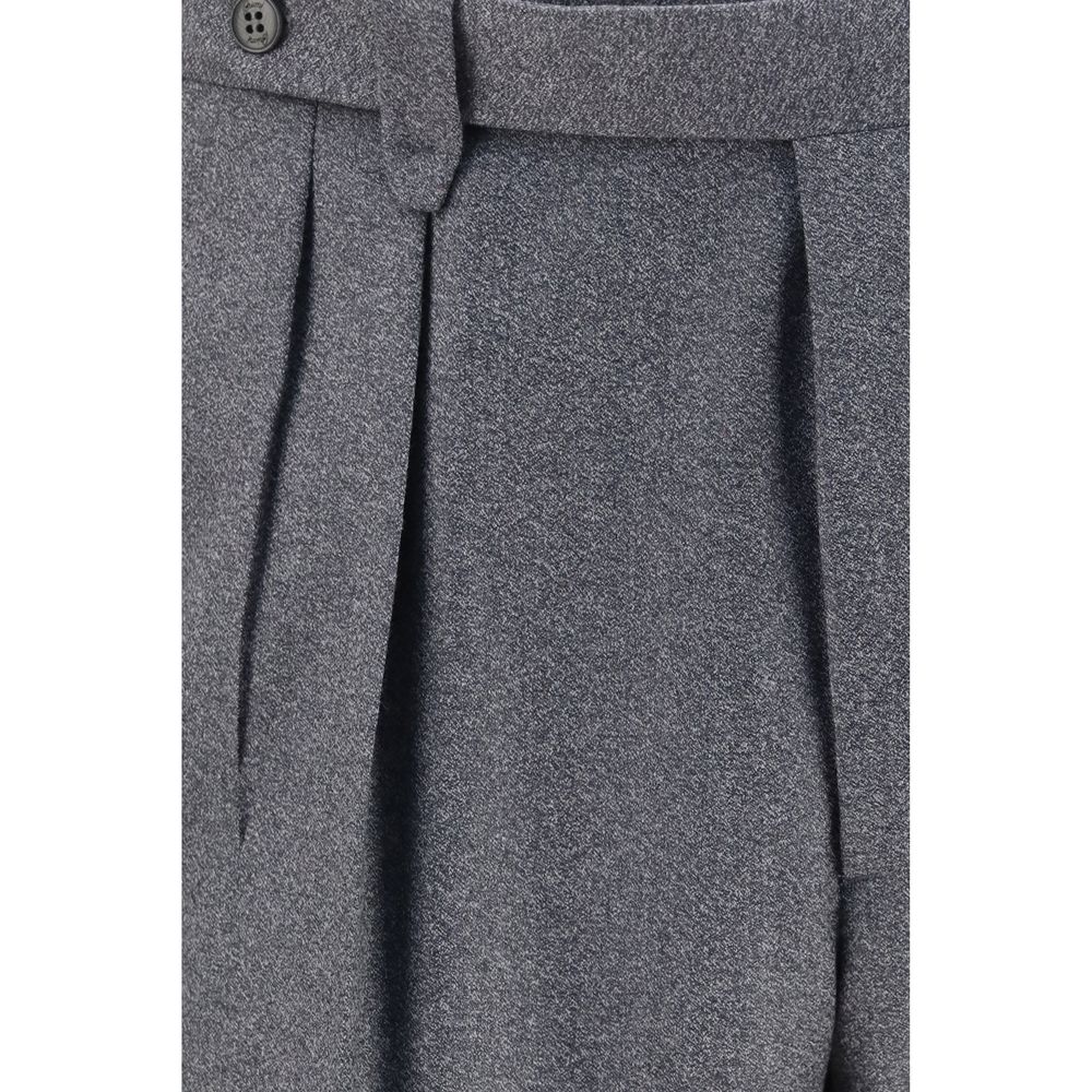 Brioni Gray Wool Casual Pants - Elevate Your Luxe Wardrobe