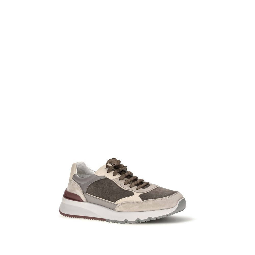 Brunello Cucinelli Chunky Sneakers - Timeless Elegance in Gray