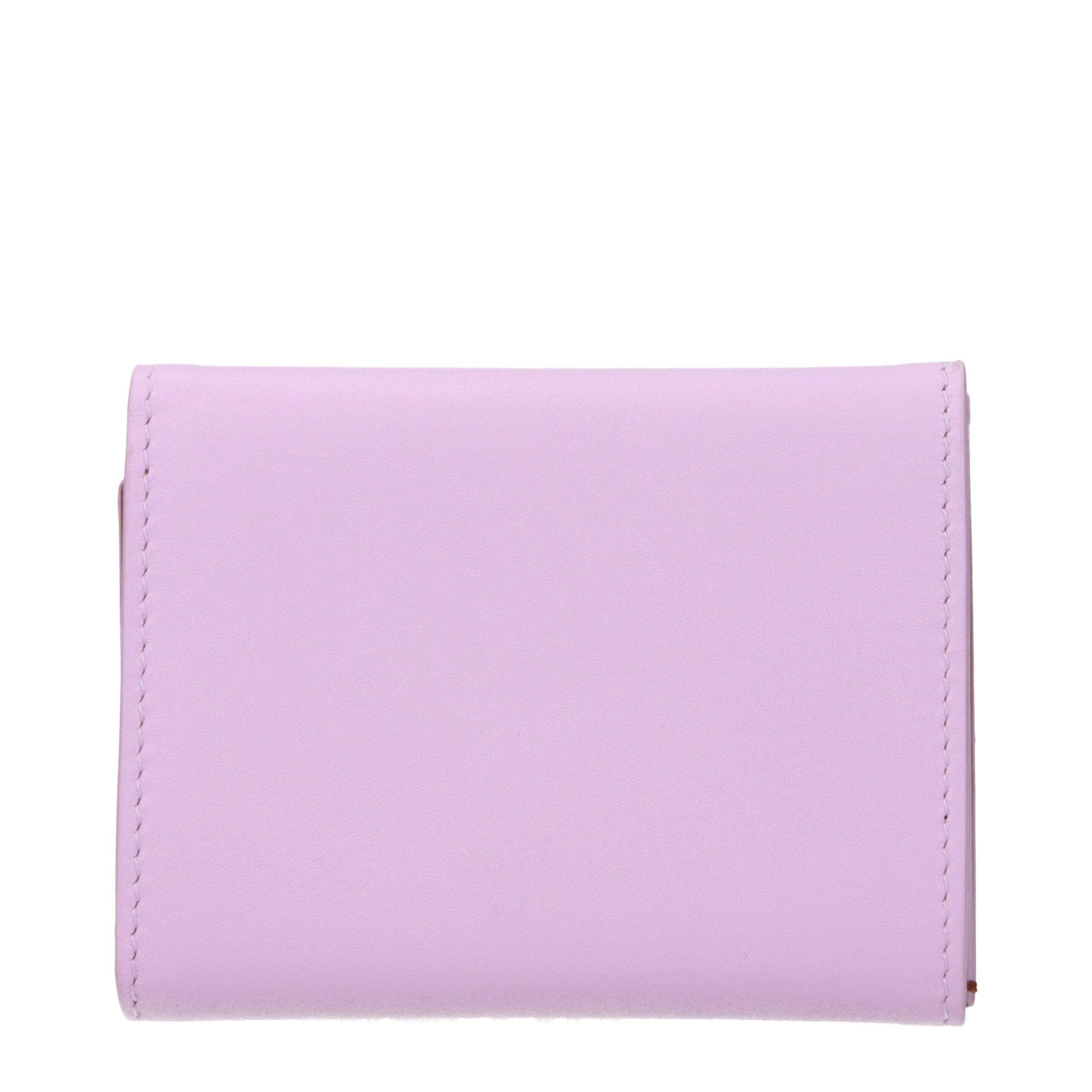 Jil Sander Pink Leather Wallet - Timeless Luxury Accessory