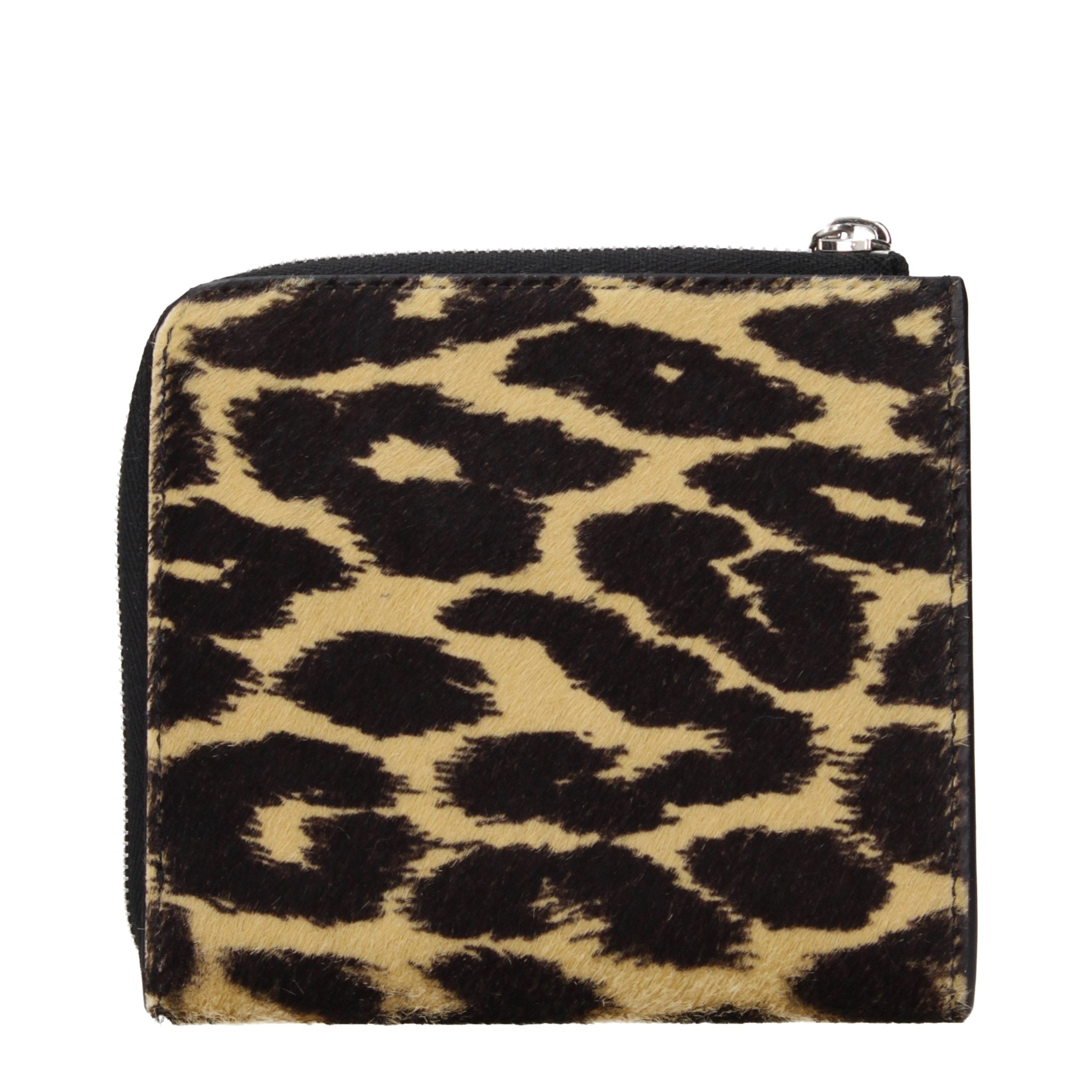 Jil Sander Beige Horsehair Wallet - Timeless Luxury Accessory