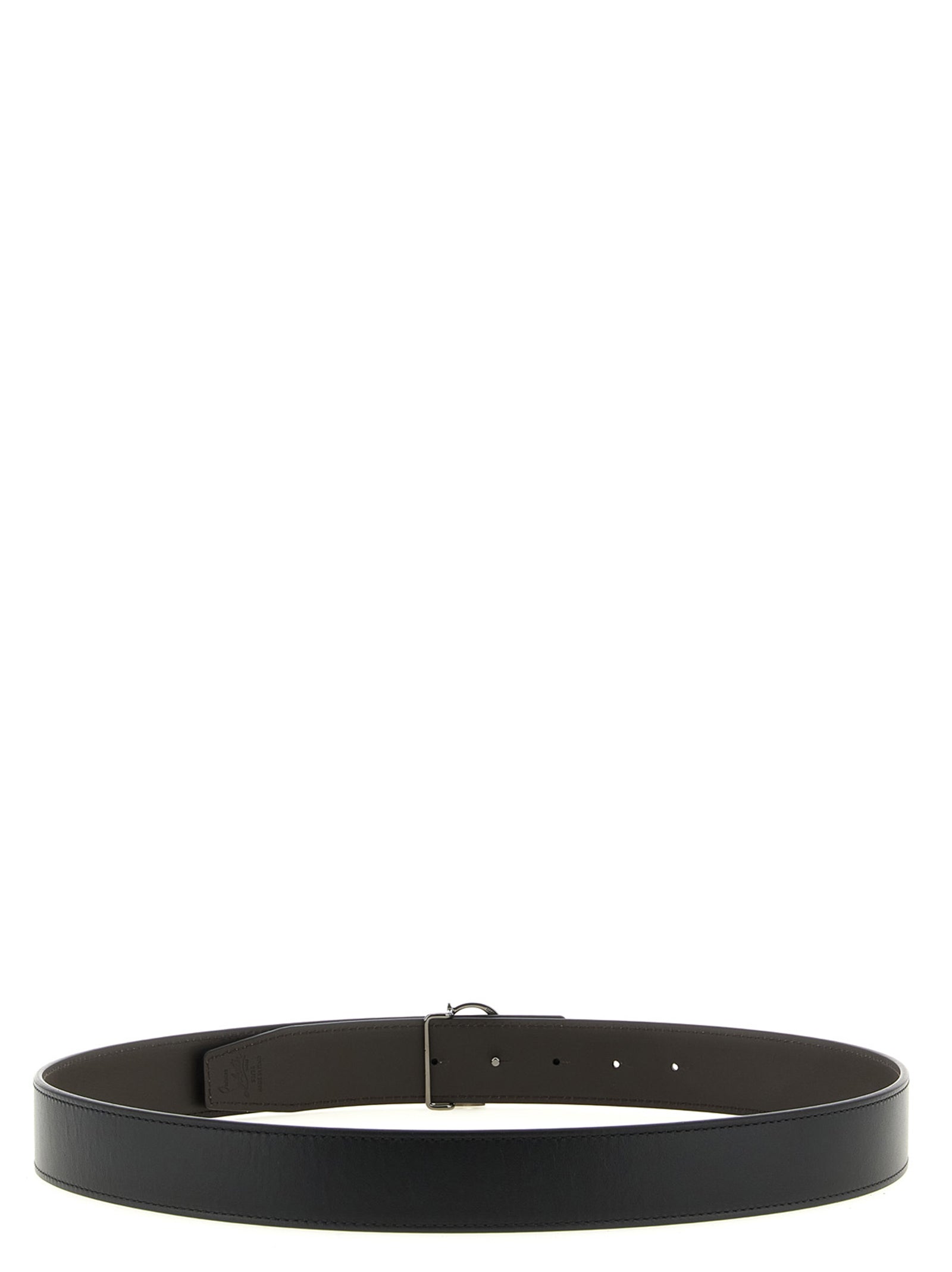 Discover the Christian Louboutin Multicolor Calfskin Regular Belt, a luxurious accessory crafted from exquisite calfskin, embodying timeless elegance and modern sophistication.