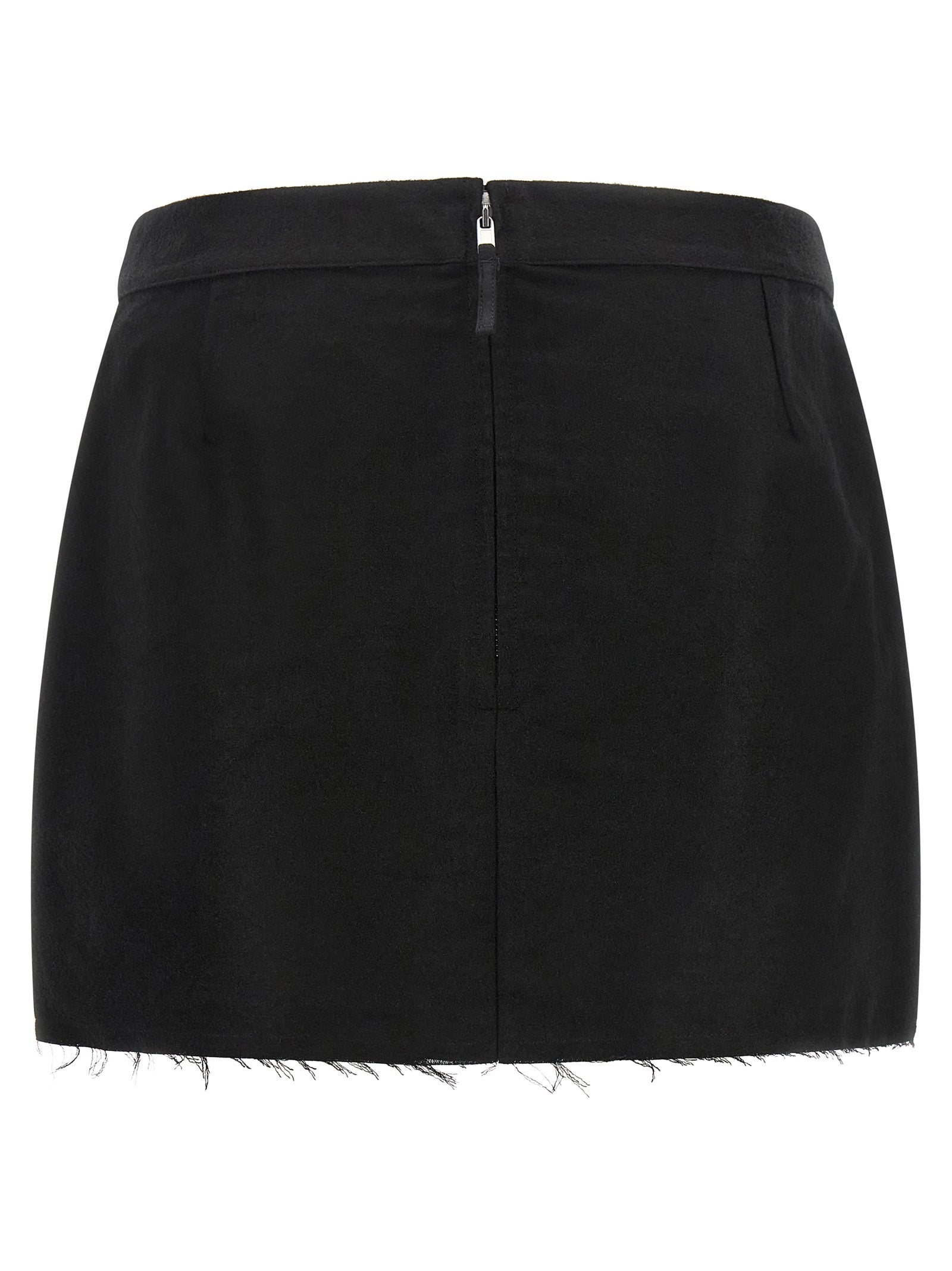 Elevate your style with the Rick Owens Black Ramie Long Skirt, a masterpiece of avant-garde luxury crafted in Italy, perfect for the discerning fashion connoisseur.