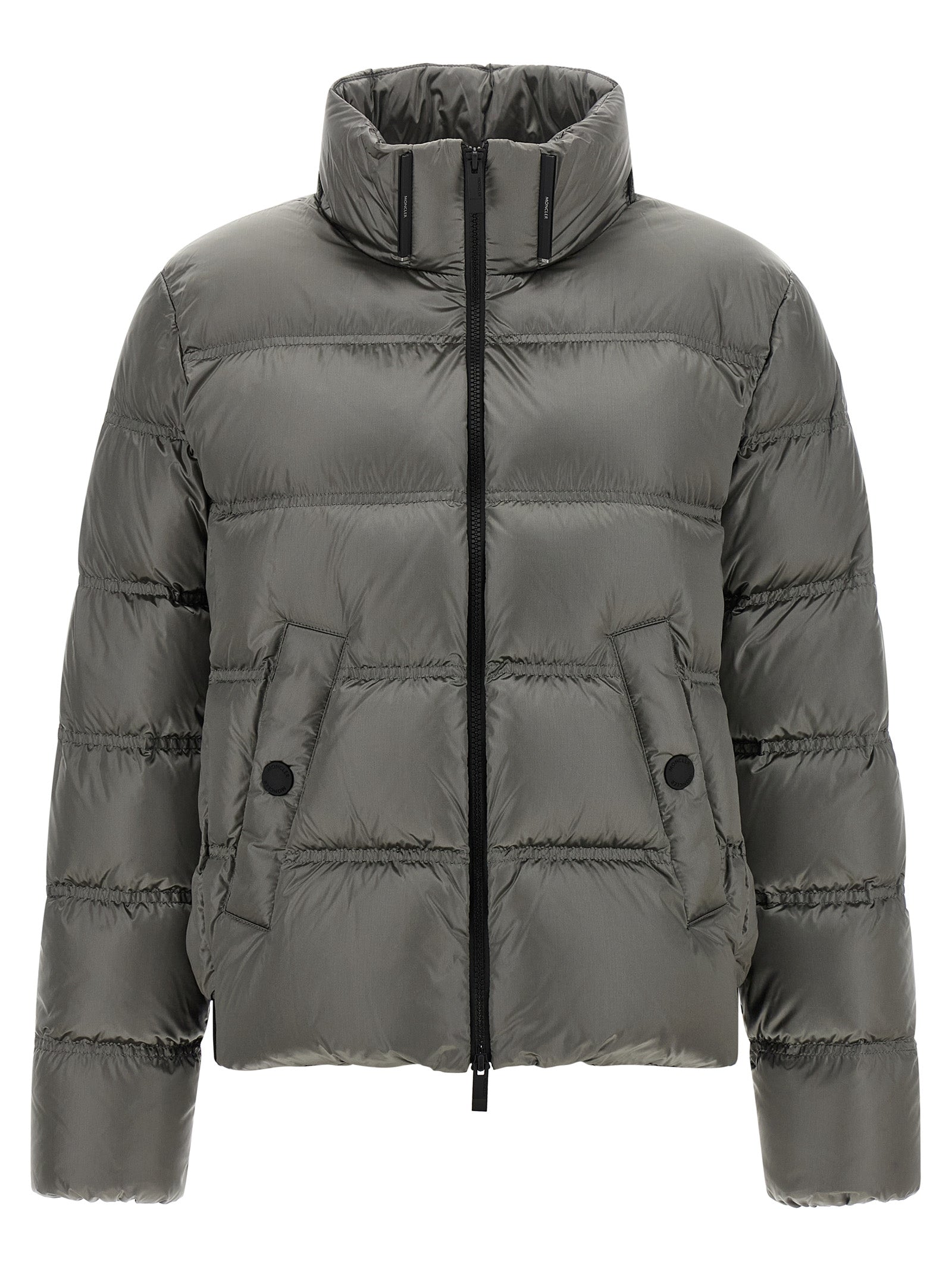 Moncler Gray Full-Length Jacket - Exquisite Luxury Outerwear