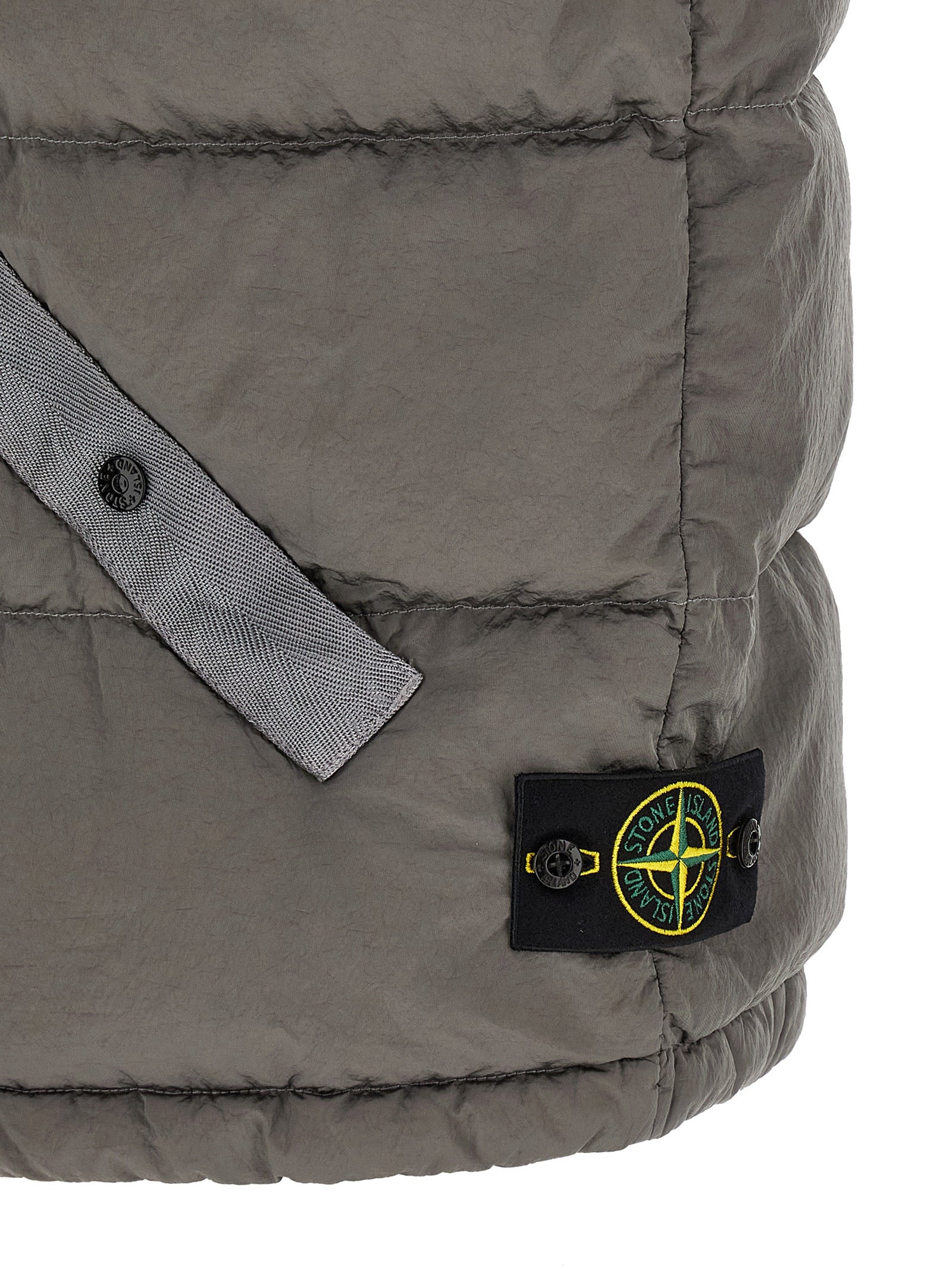 Stone Island Gray Polyamide Sleeveless Jacket - Timeless Elegance