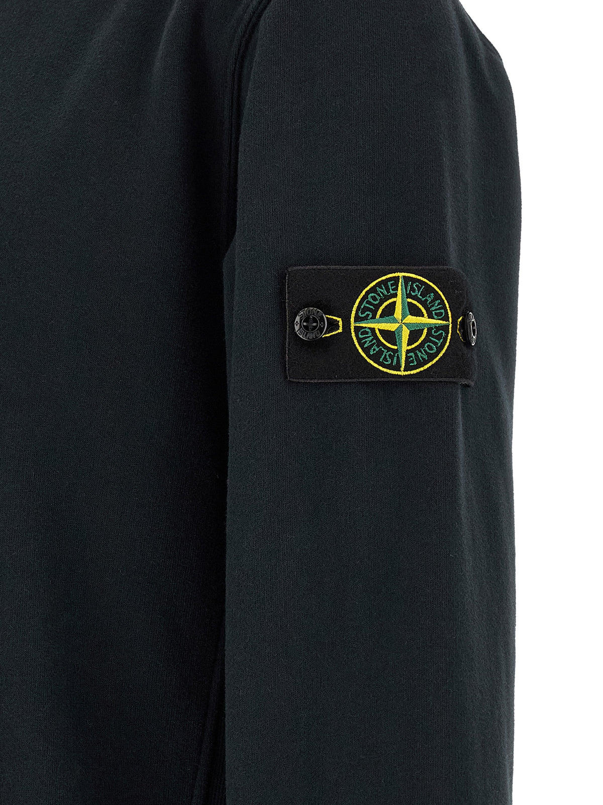 Stone Island Blue Cotton Sweatshirt - Timeless Luxury Redefined