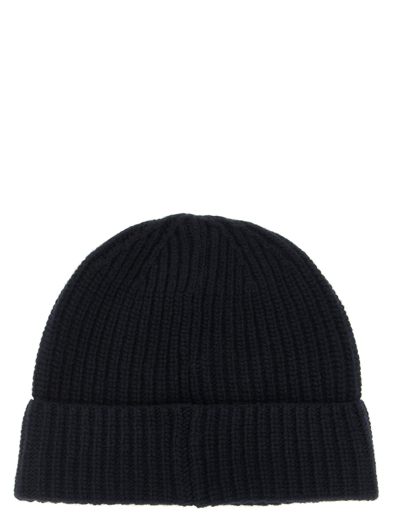 Indulge in the sophistication of the Stone Island Blue Virgin Wool Beanie, a statement of luxury crafted from exquisite Geelong RWS Wool, perfect for the discerning individual.