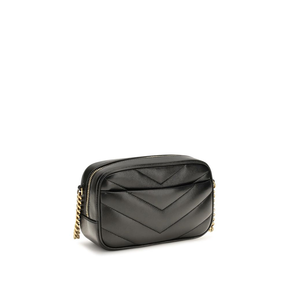 Indulge in the exquisite Saint Laurent Black Lamb Ovis Aries Aries Shoulder Bag, a masterpiece of craftsmanship that elevates your style with luxurious allure and timeless elegance.