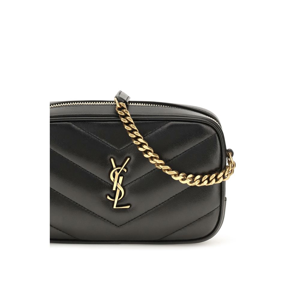 Indulge in the allure of the Saint Laurent Black Lamb Ovis Aries Aries Shoulder Bag, a masterpiece of exquisite craftsmanship and timeless elegance, perfect for the discerning connoisseur.