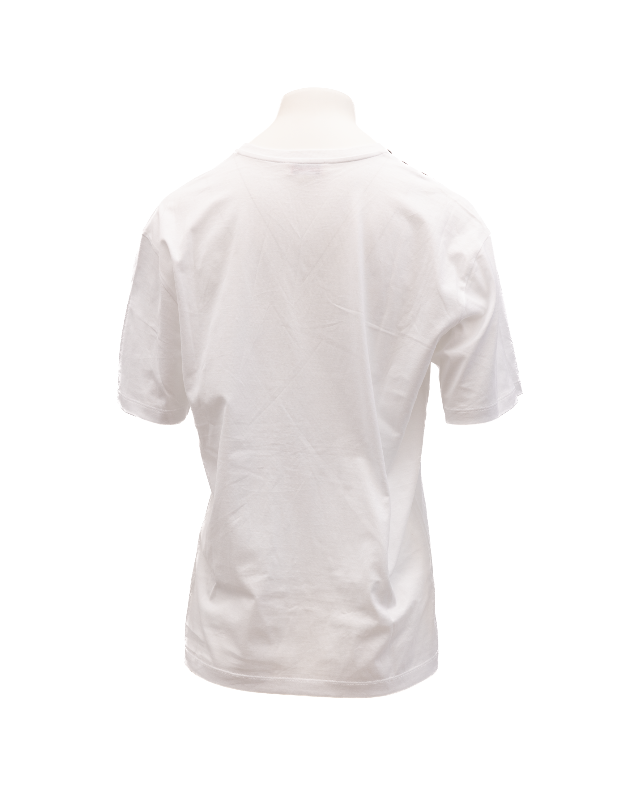 Alexander McQueen White Cotton Printed T-shirt