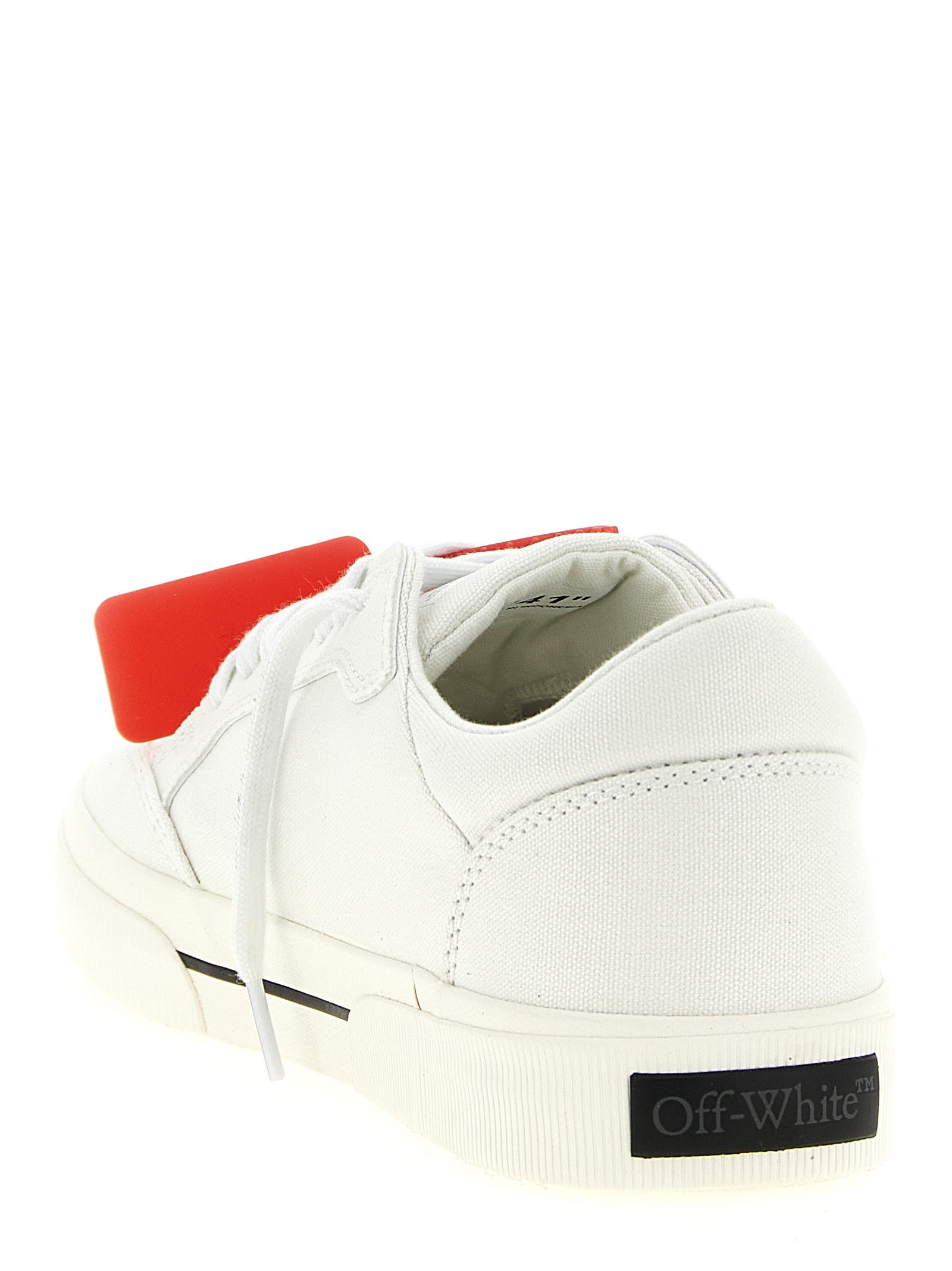 Step into a realm of elegance with Off-White's Bicolor Cotton Low Top Sneakers, where bold design meets exquisite craftsmanship for the discerning connoisseur.