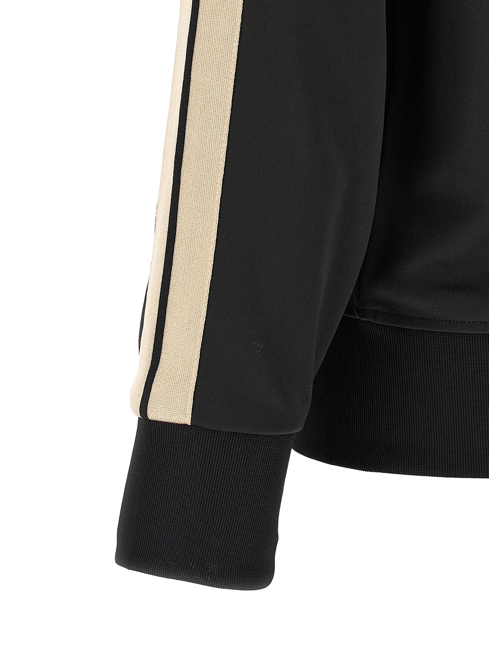 Discover the Palm Angels Black Polyester Sweatshirt, a blend of urban sophistication and Italian craftsmanship, perfect for those who embrace luxury and style.