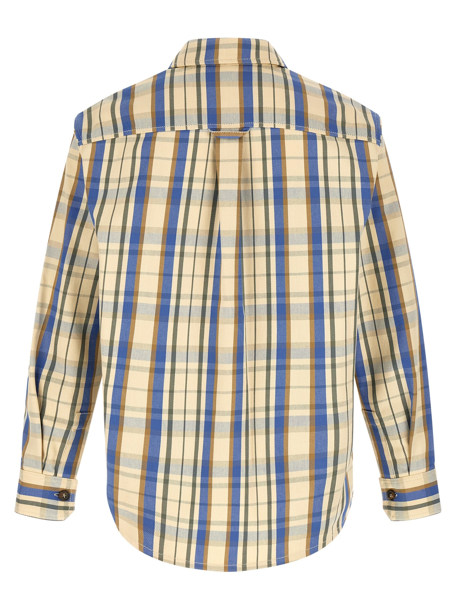 Elevate your wardrobe with the A.P.C. Bicolor Cotton Blouse, a masterpiece of sophisticated design and casual elegance, crafted for those who appreciate true luxury.