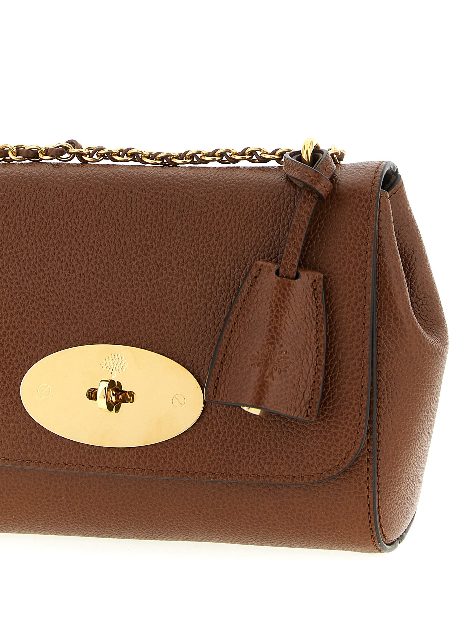 Mulberry Lily Shoulder Bag - Luxurious Brown Bovine Leather