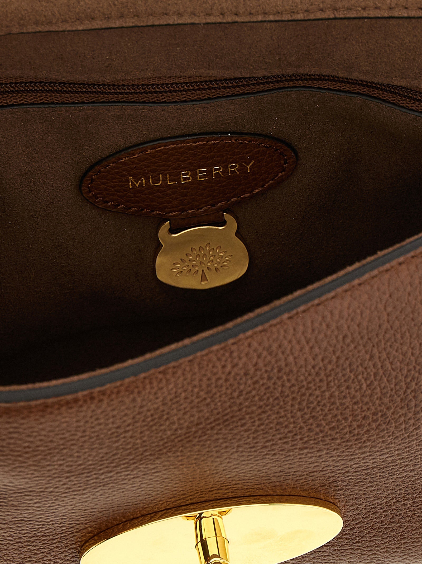 Mulberry Lily Shoulder Bag - Exquisite Bovine Leather Elegance