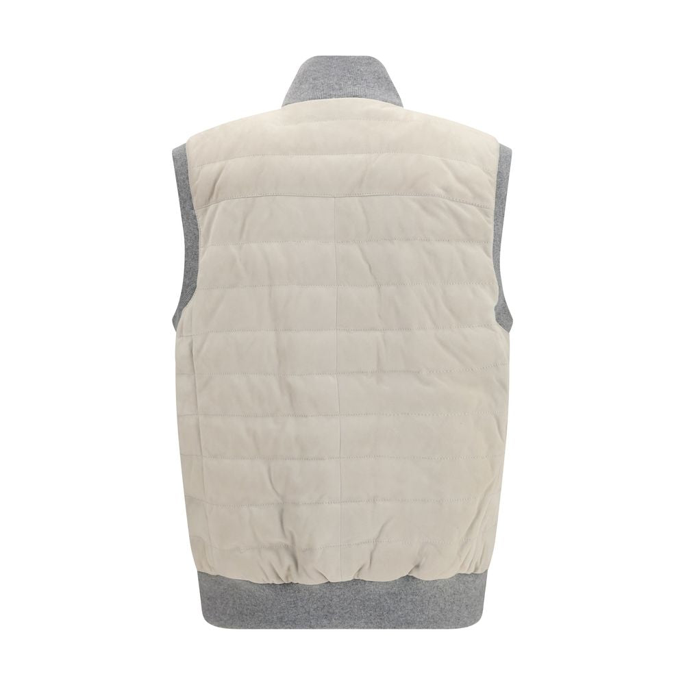 Brunello Cucinelli Sleeveless Padded Vest - Timeless Luxury