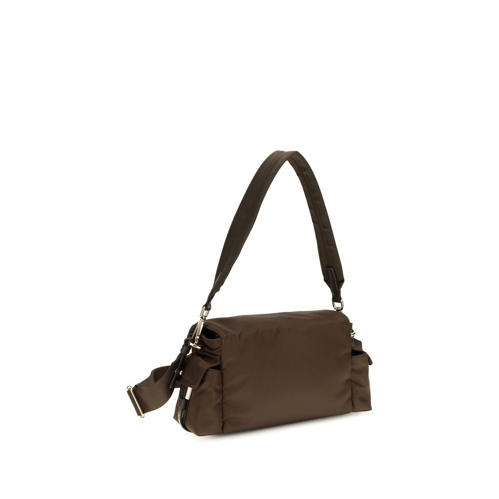 Prada Brown Recycled Polyamide Shoulder Bag - Timeless Luxury