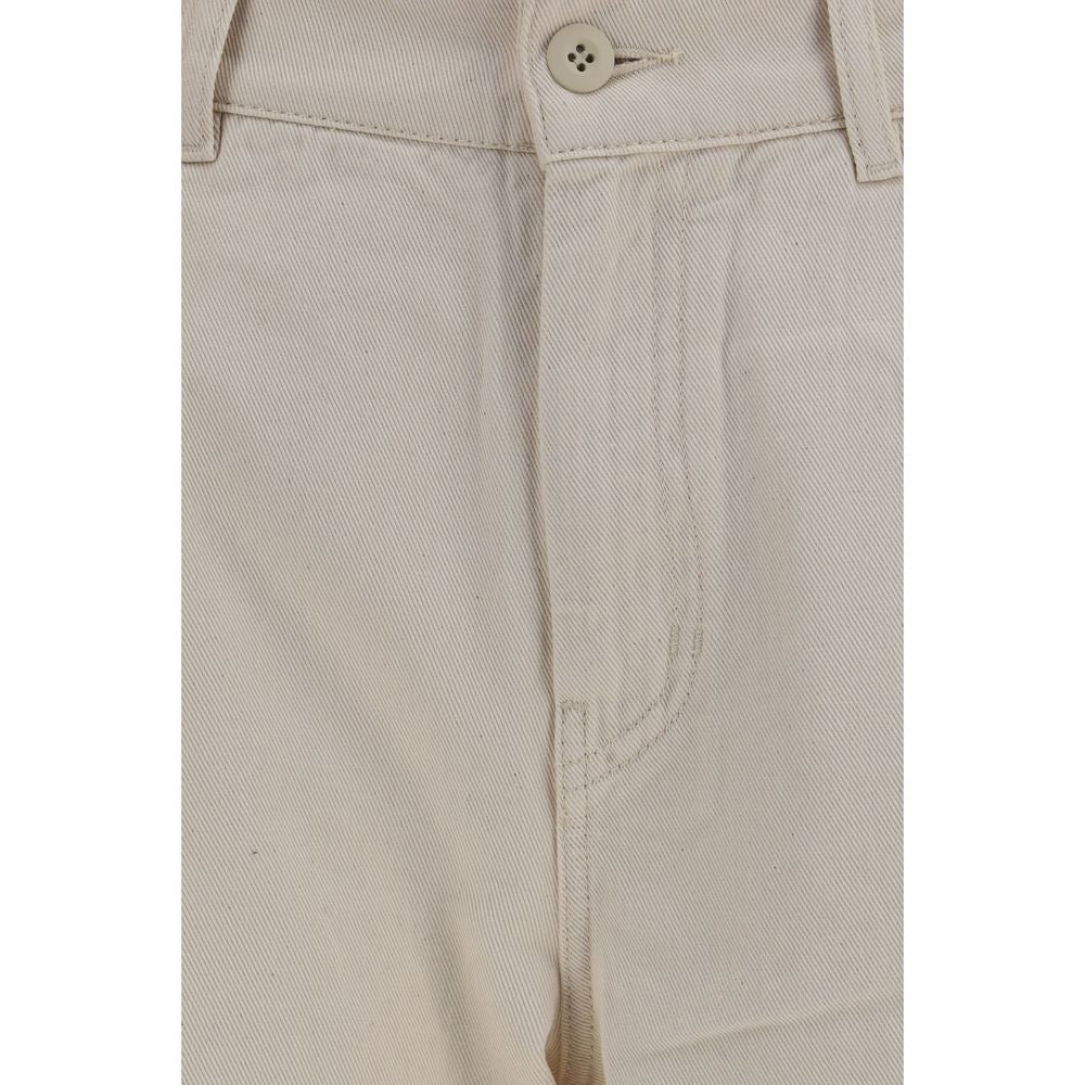 Max Mara Cotton Bull Denim Trousers - Effortless Luxury Style
